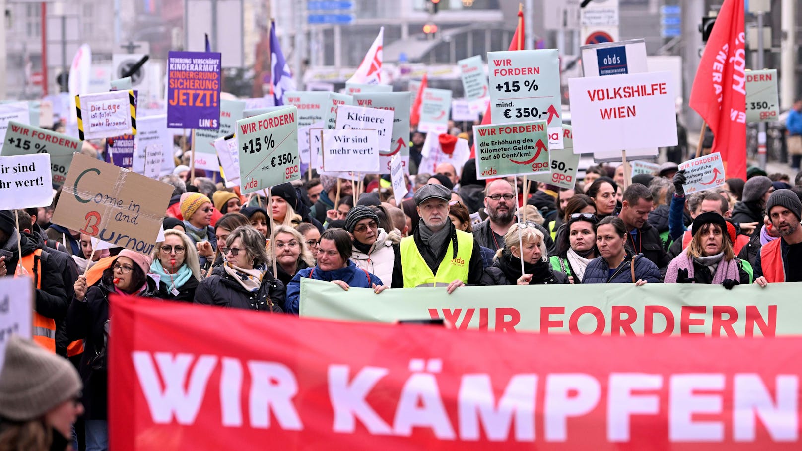 Großdemo am Wiener Ring – jetzt droht Verkehrschaos