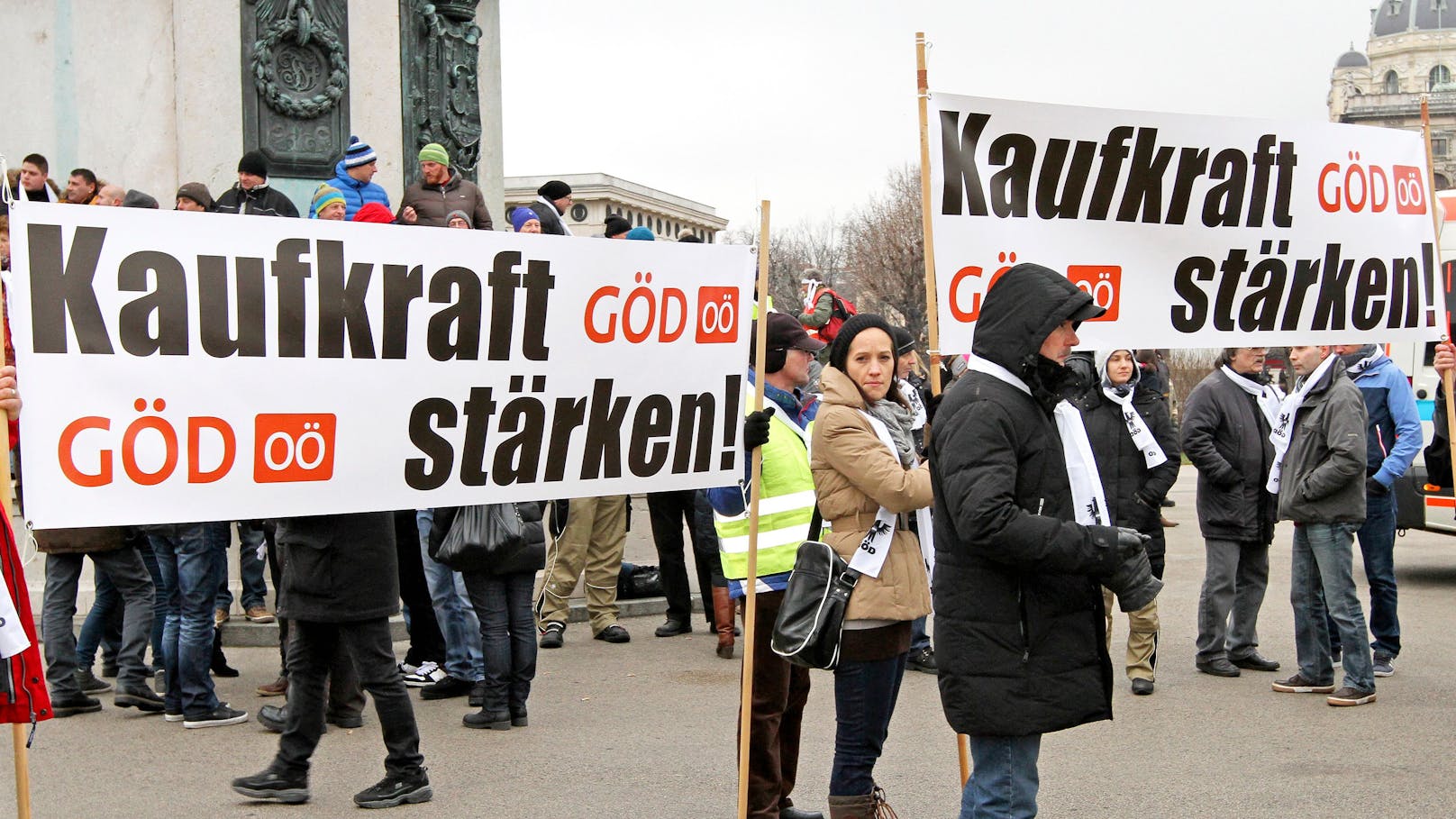 15.000 Beamte legen am Dienstag die Wiener City lahm