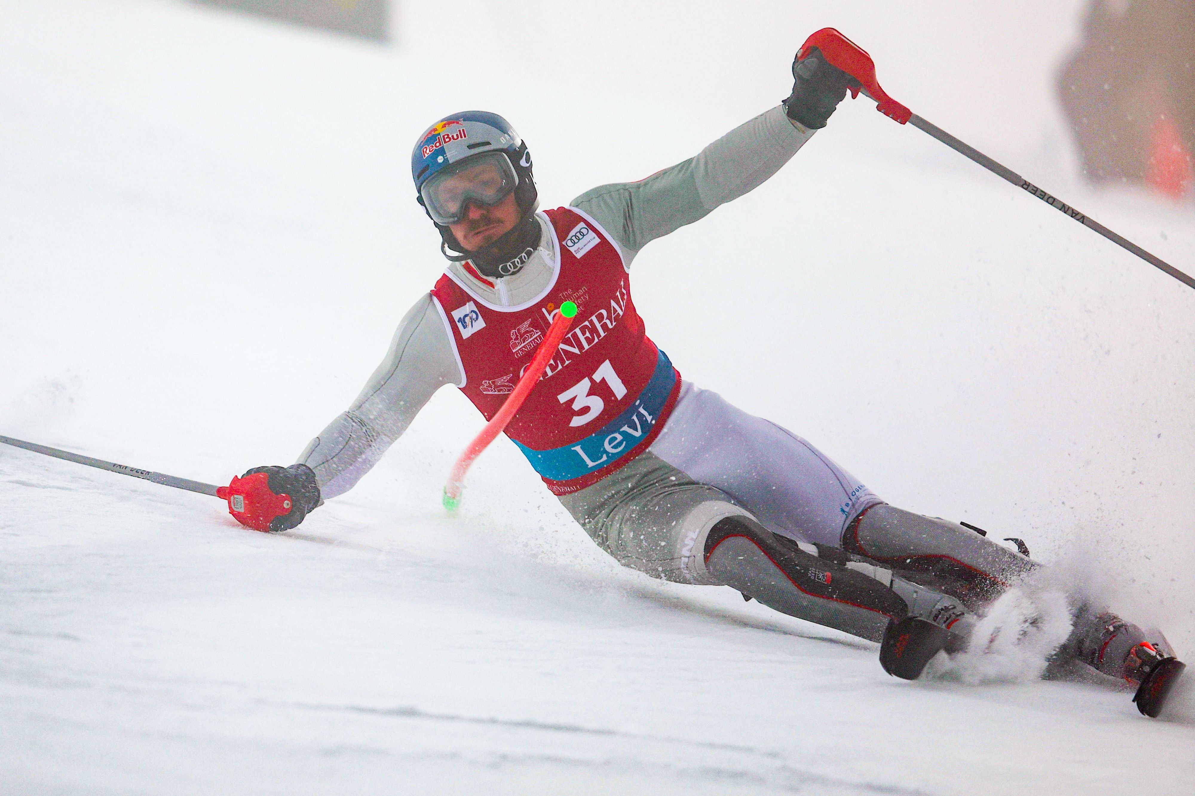 Hirscher verhinderte mit viel Geschick einen Ausfall.