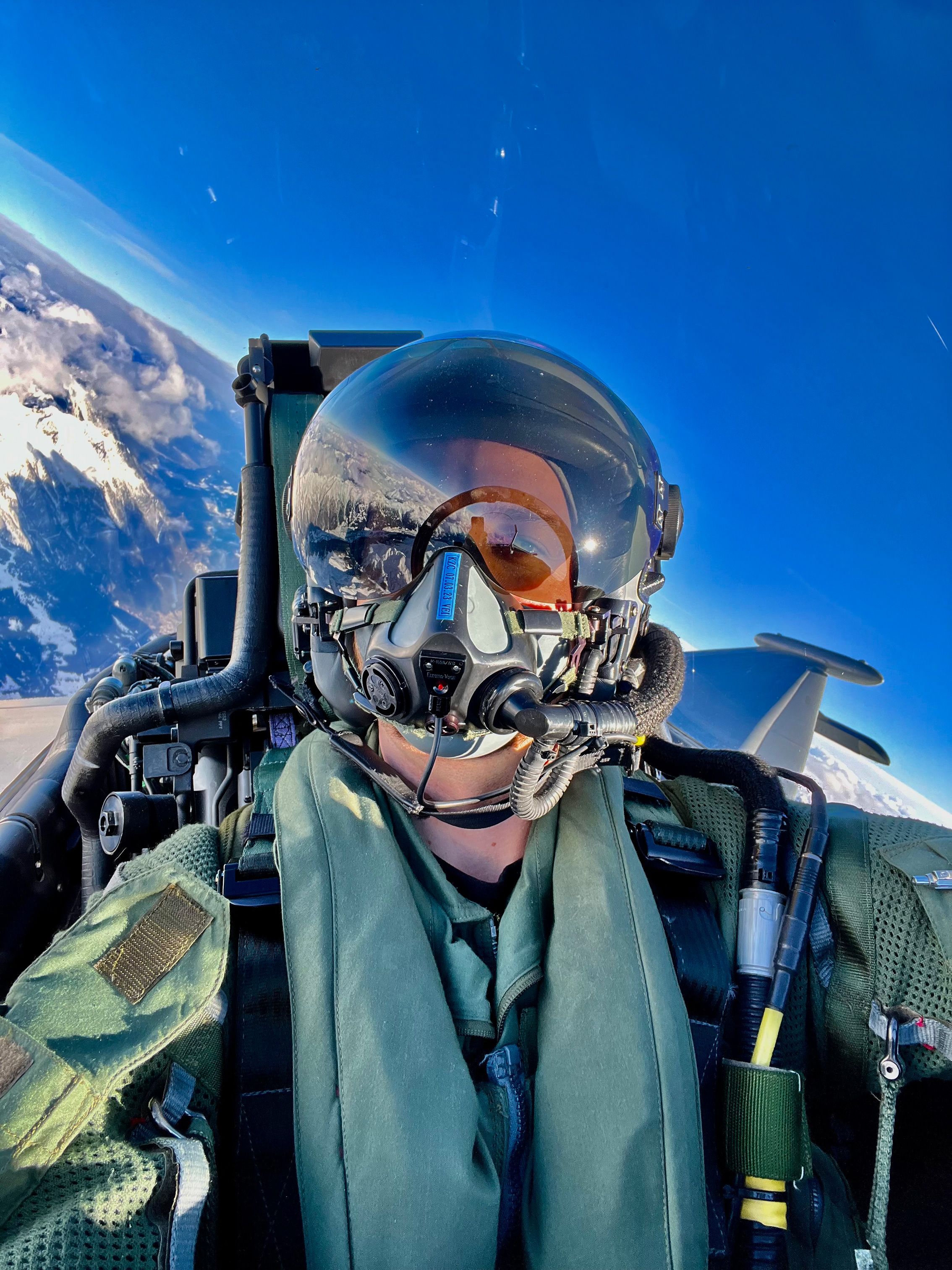 Ein Eurofighter-Pilot bei der aktiven Luftraumüberwachung – etwas, was an diesem Wochenende in Österreich nicht möglich war.