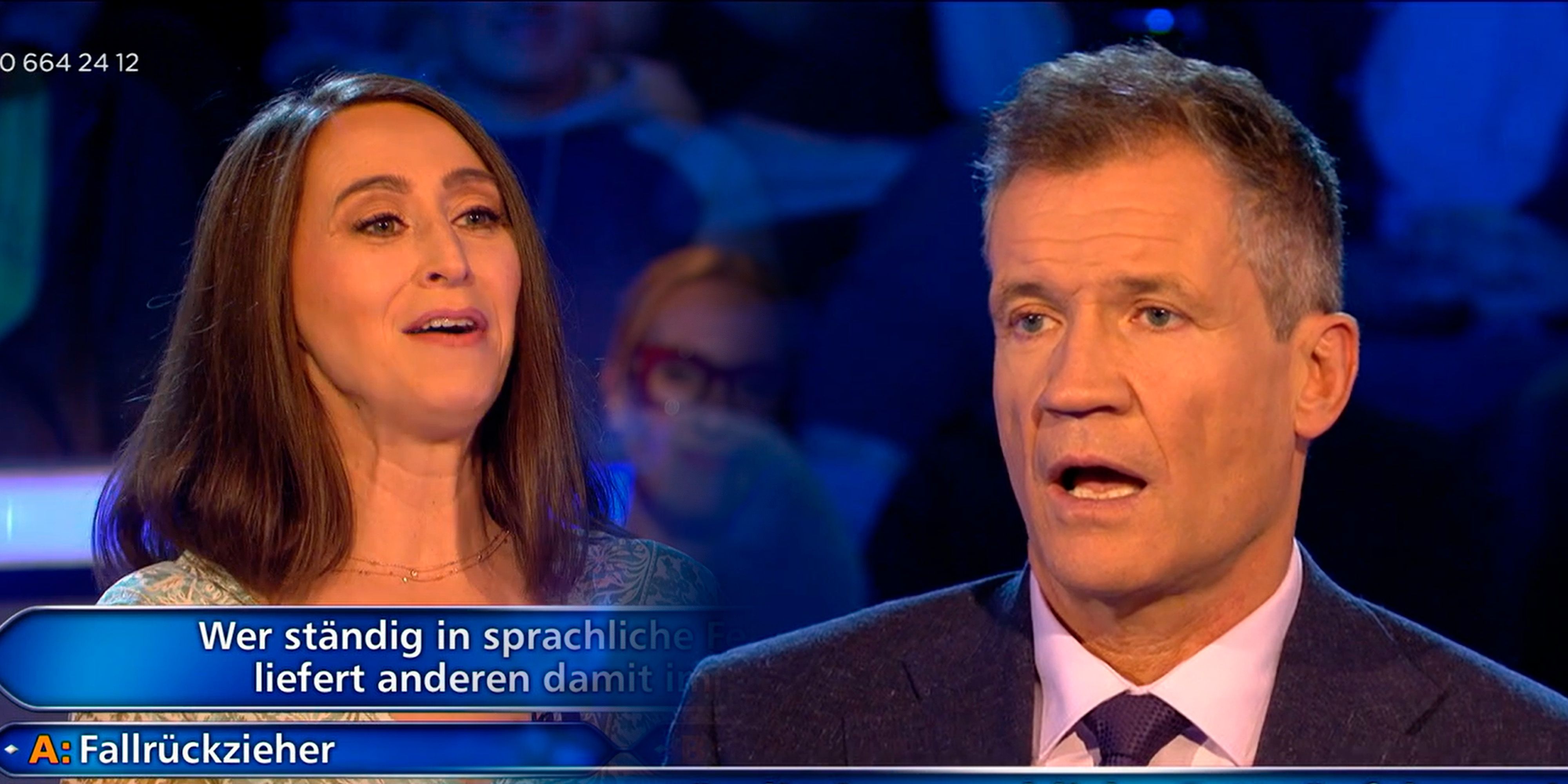 Lydia kam mit der fünften Frage nicht zurecht.