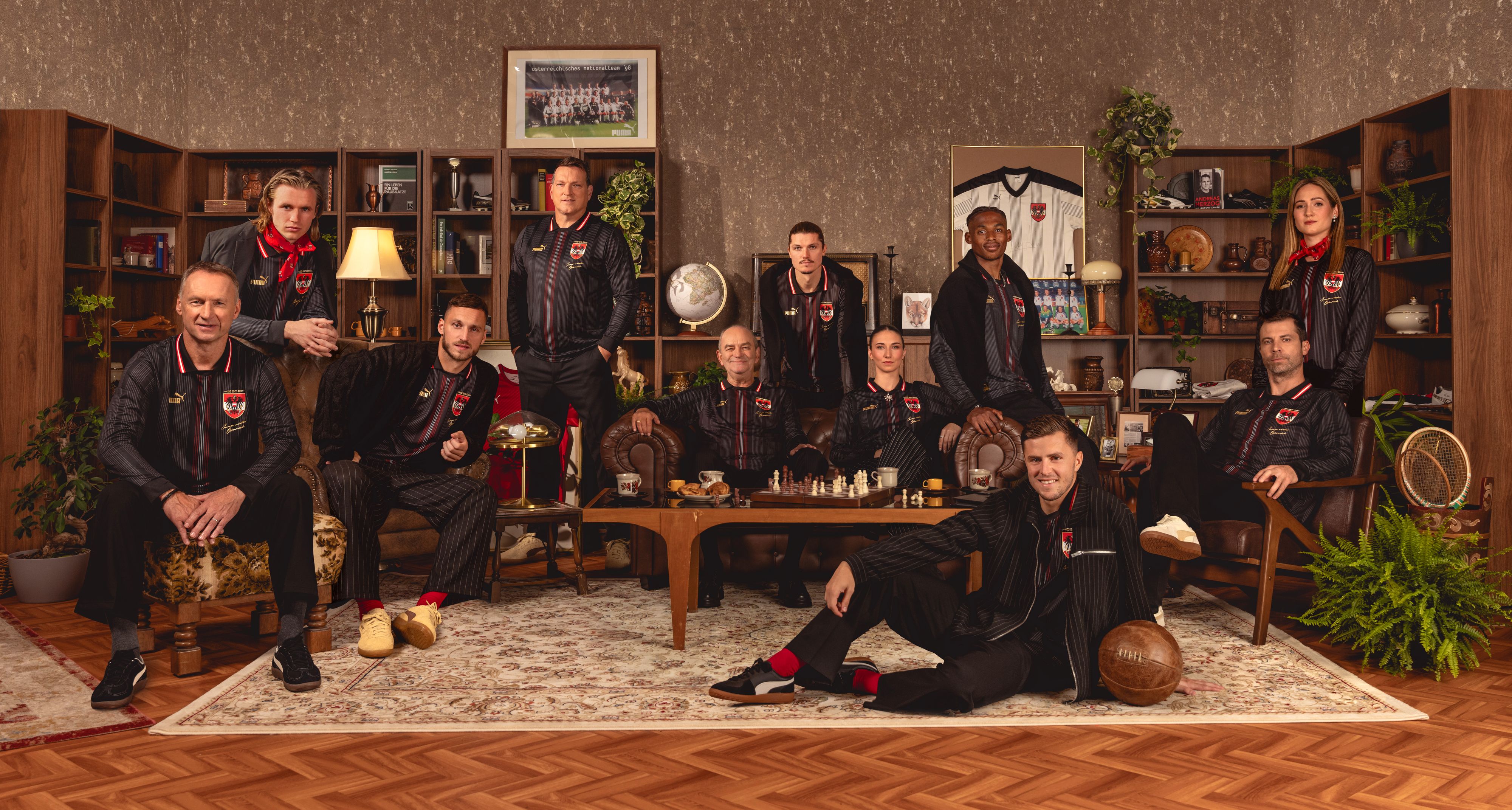 Die ÖFB-Elf für das Jubiläumstrikot. Mit Prohaska und Arnautovic, aber ohne Krankl und Alaba.