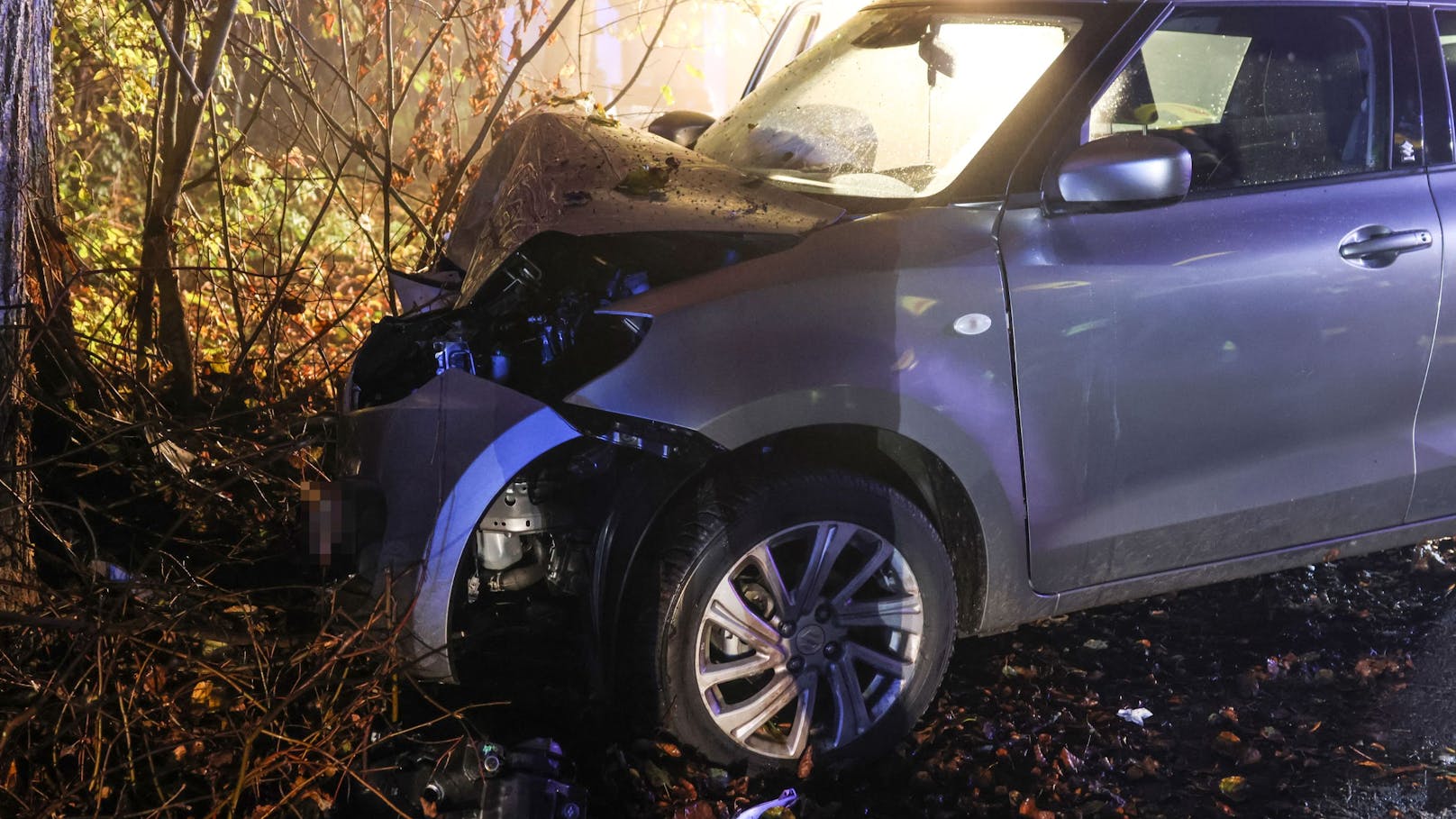 Die Insassen konnten sich alle selbstständig aus dem Fahrzeug befreien, wurden aber teils schwer verletzt.