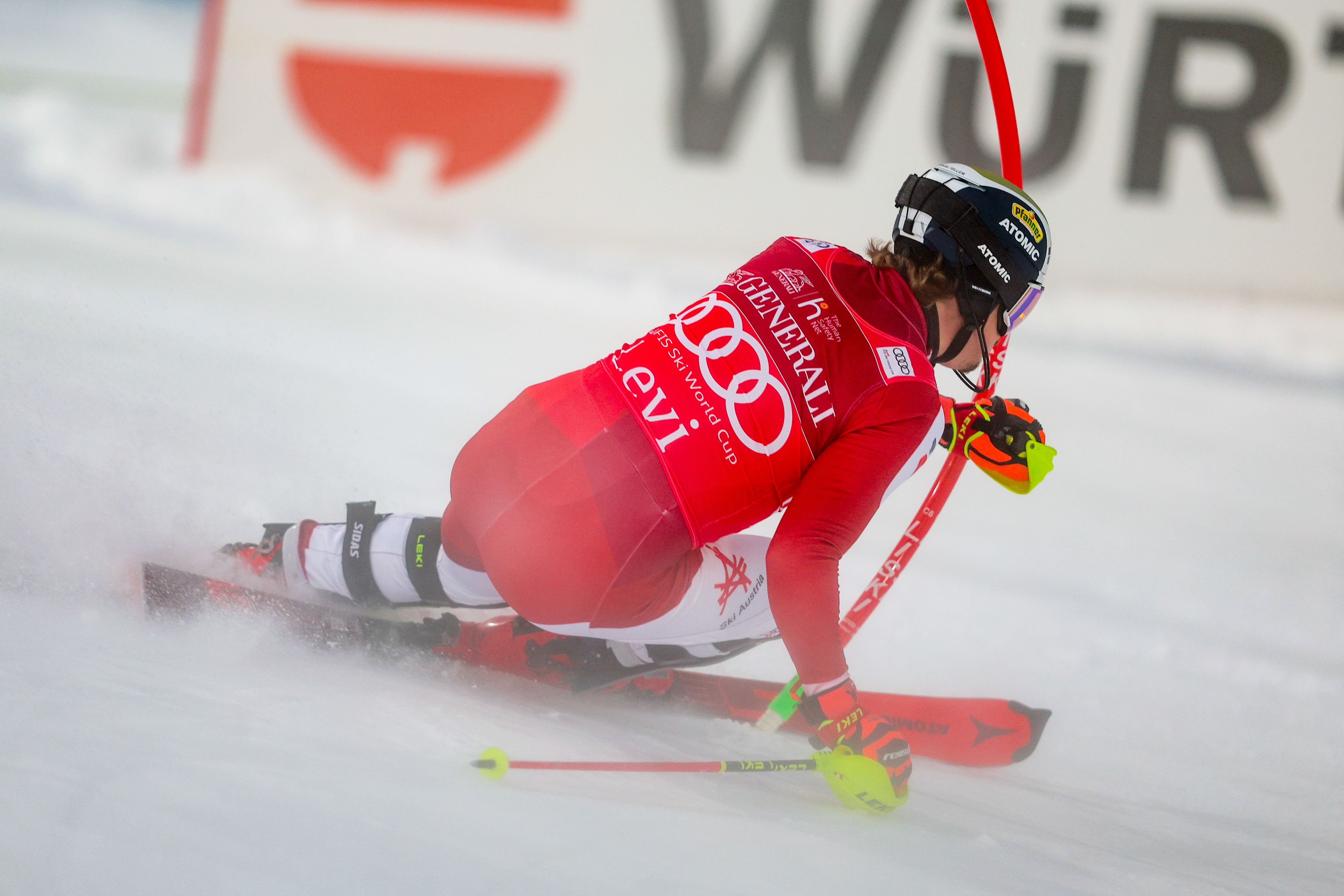 Österreichs Slalom-Ass Manuel Feller blieb in Levi ohne Punkte.