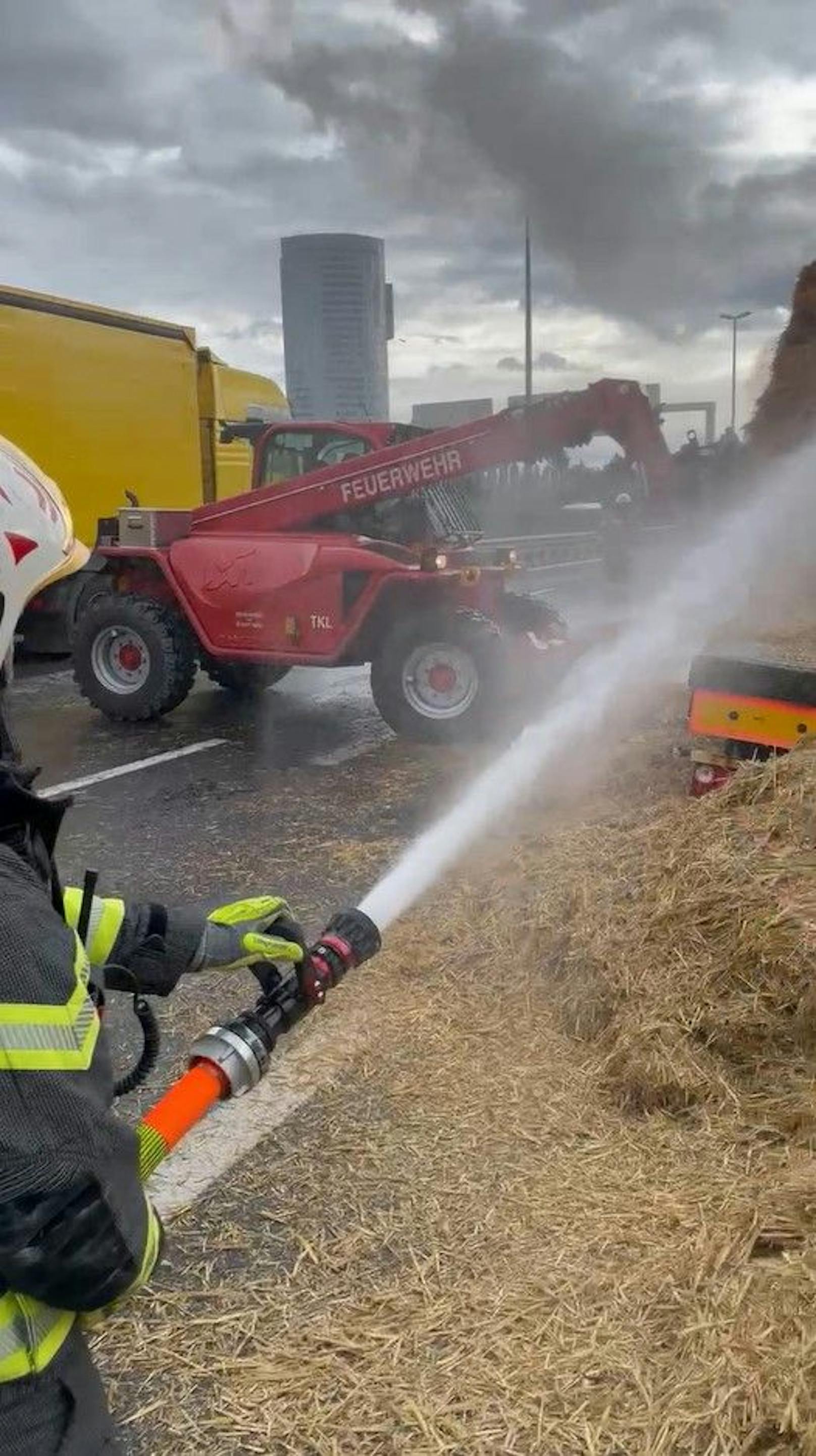 Insgesamt 29 Feuerwehrkräfte kämpften gegen die Flammen an. 