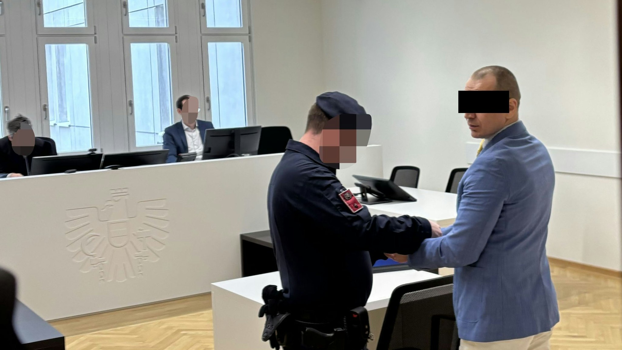 Verdächtiger (44) vor Gericht in Wien.