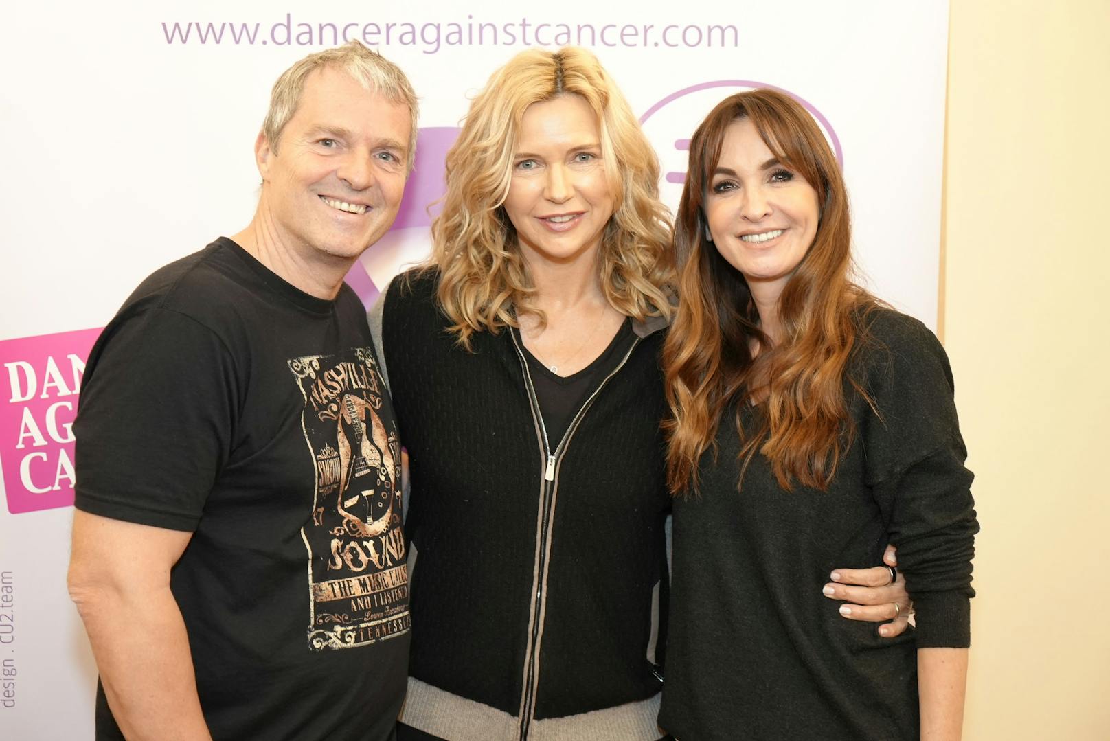 Manfred Baumann mit Veronica Ferres und Nelly Baumann