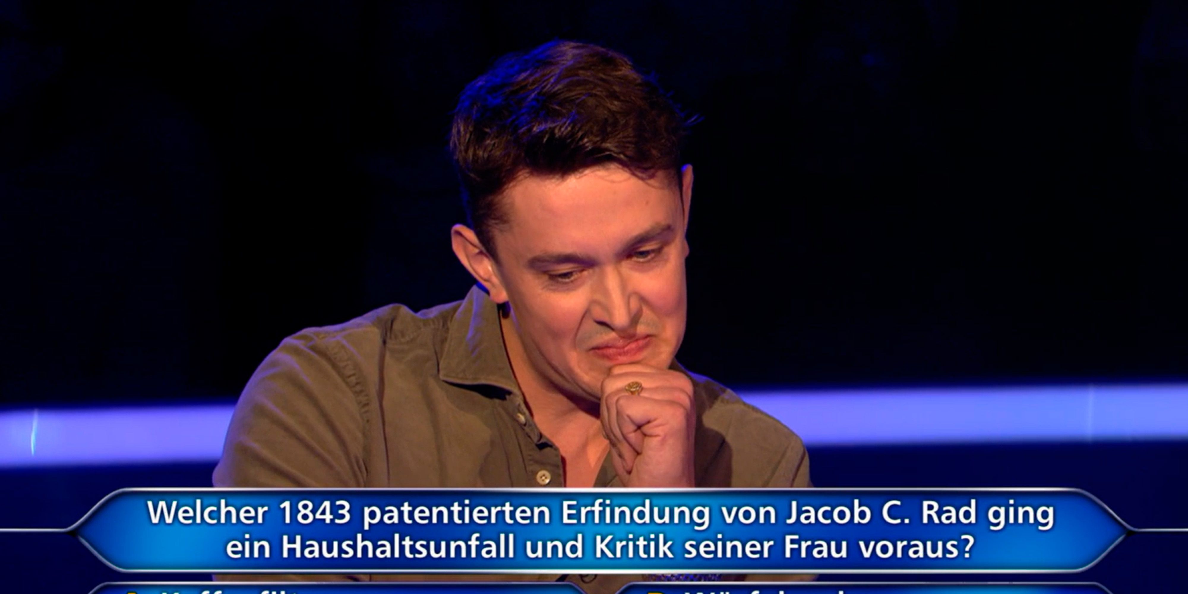 Karl wusste keine Lösung auf diese Frage.