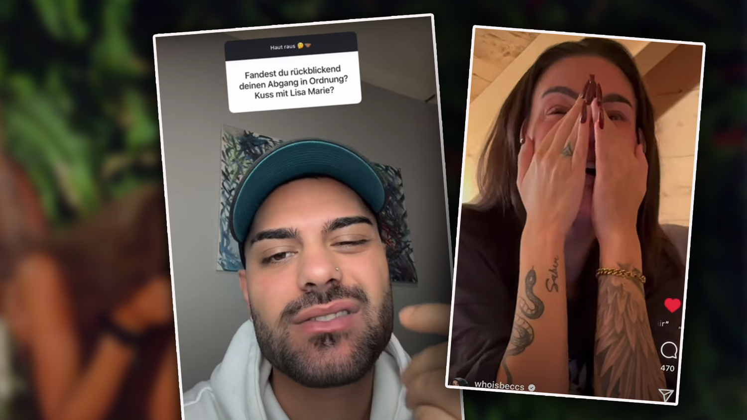 Früher ein Paar - jetzt getrennt. Das Temptation-Couple muss jetzt Kritik einstecken.