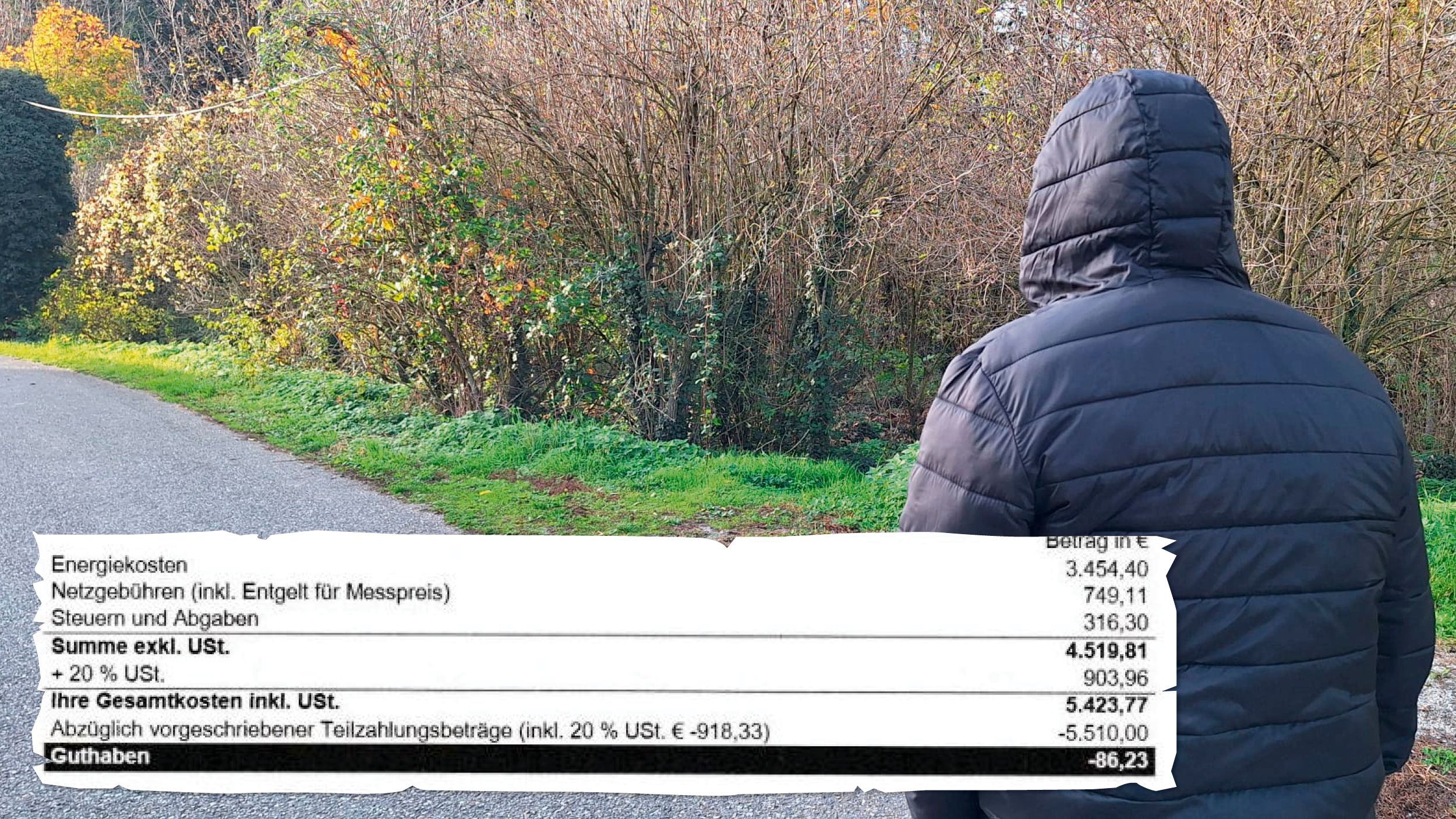 Ein Familienvater aus Linz ärgert sich über höhere Teilbeträge.