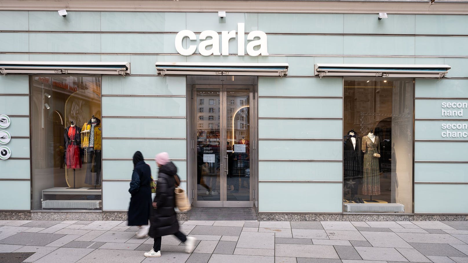 Der neue "carla Shop" am Stephansplatz.