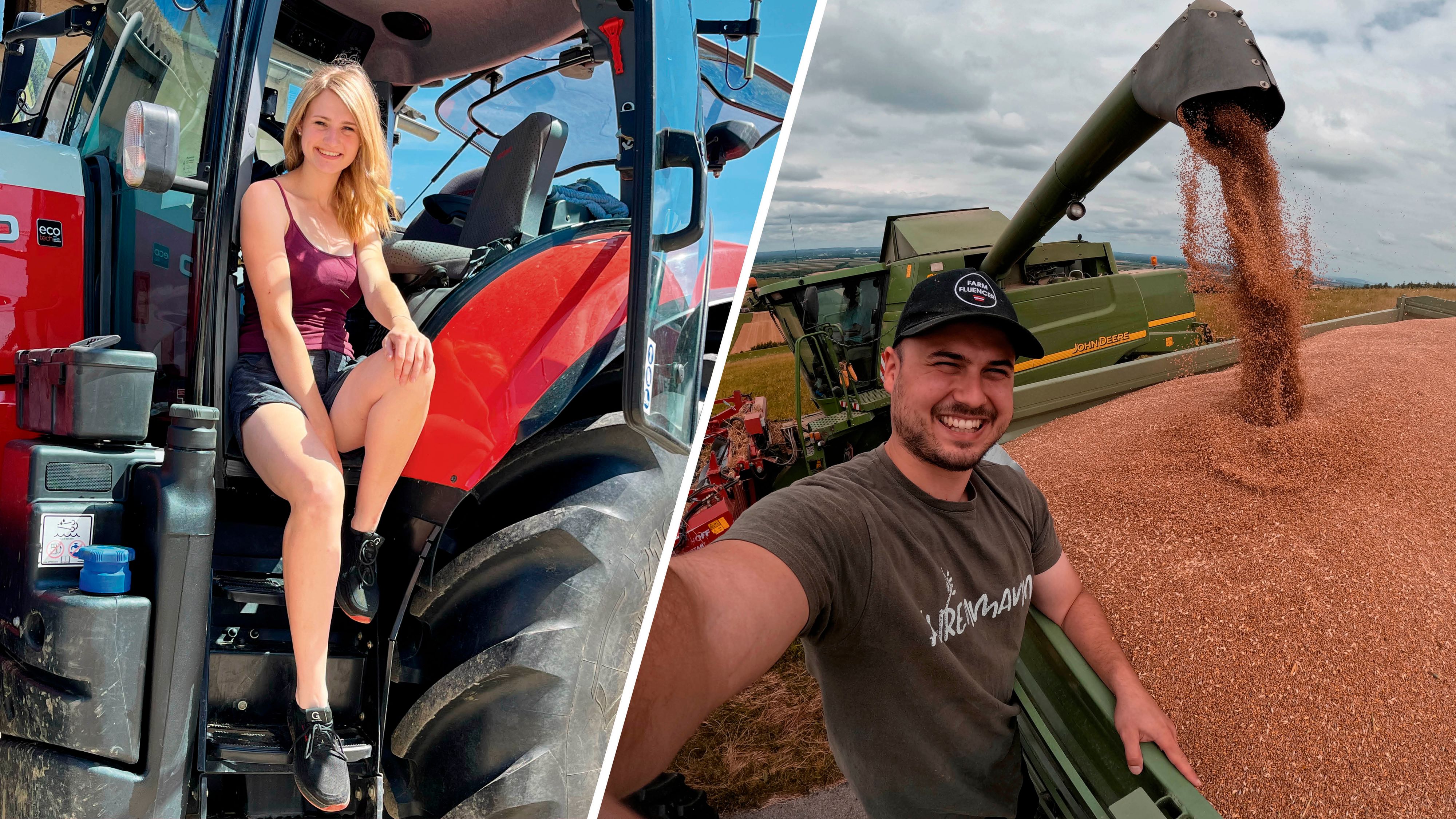 Martina Prutsch und Johannes Burchhart zeigen ihren Followern, wie cool die Landwirtschaft sein kann.
