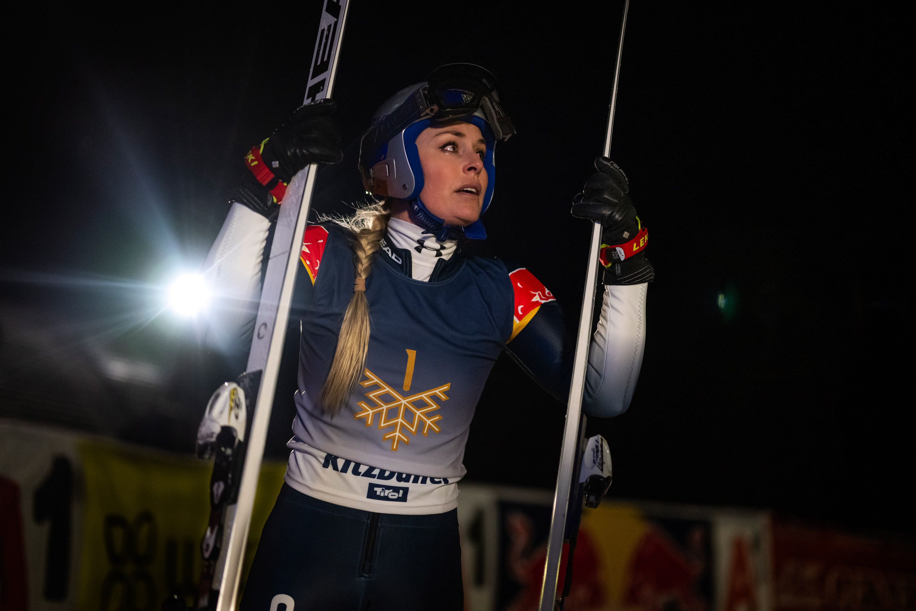 Lindsey Vonn fuhr 2023 auf der Streif.