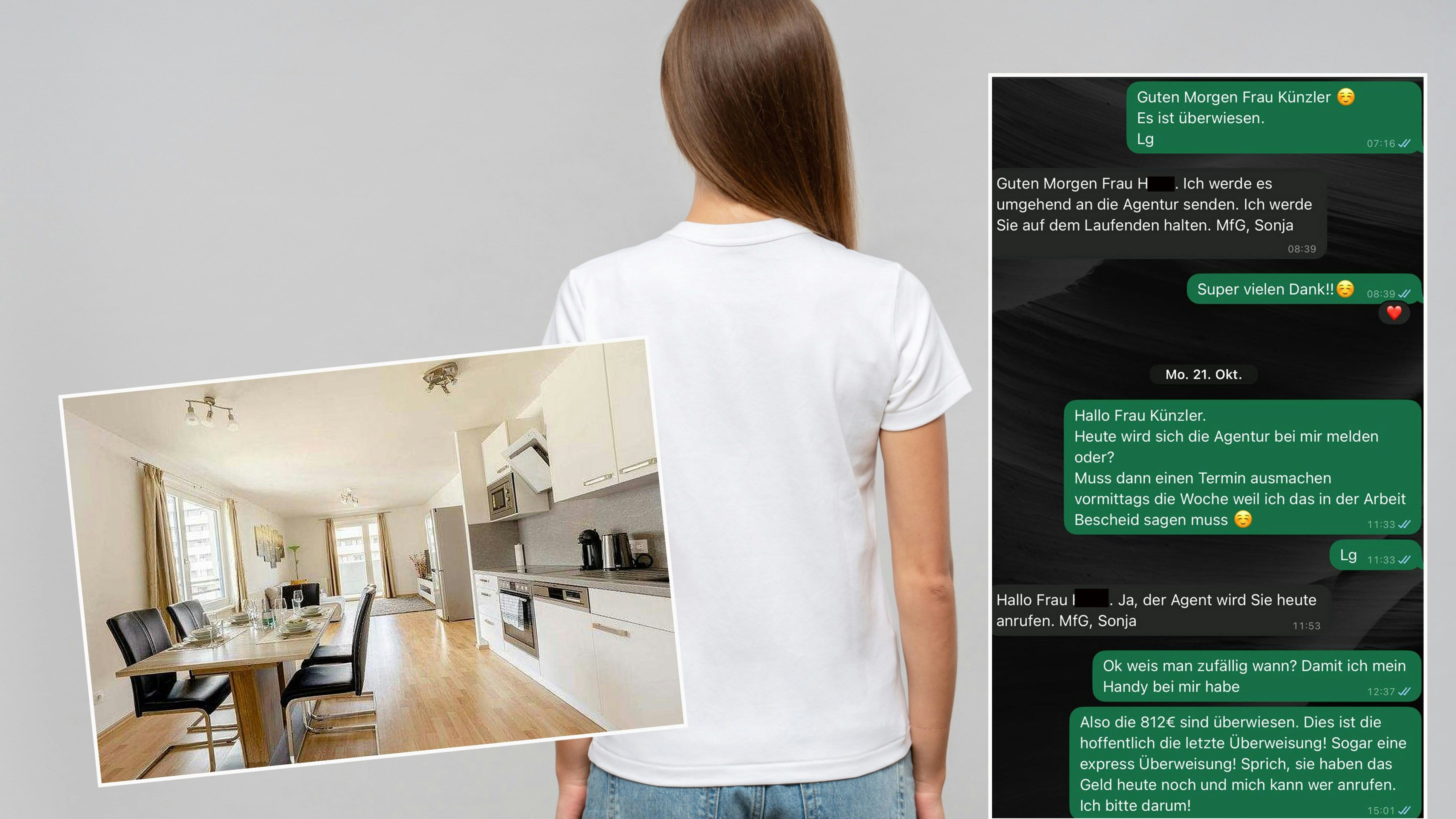 Wienerin Anna (24) sauer: "Habe durch Mietbetrug 3.500 Euro verloren"