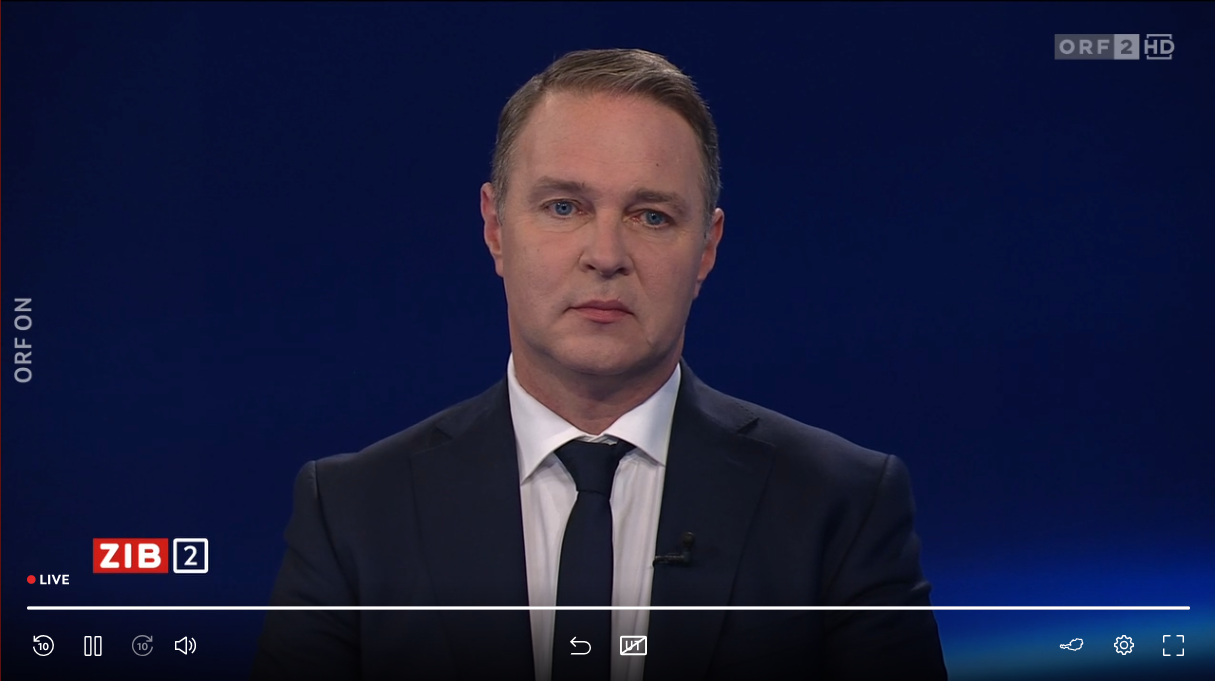 SPÖ-Chef Andreas Babler am späten Dienstagabend in der ORF-