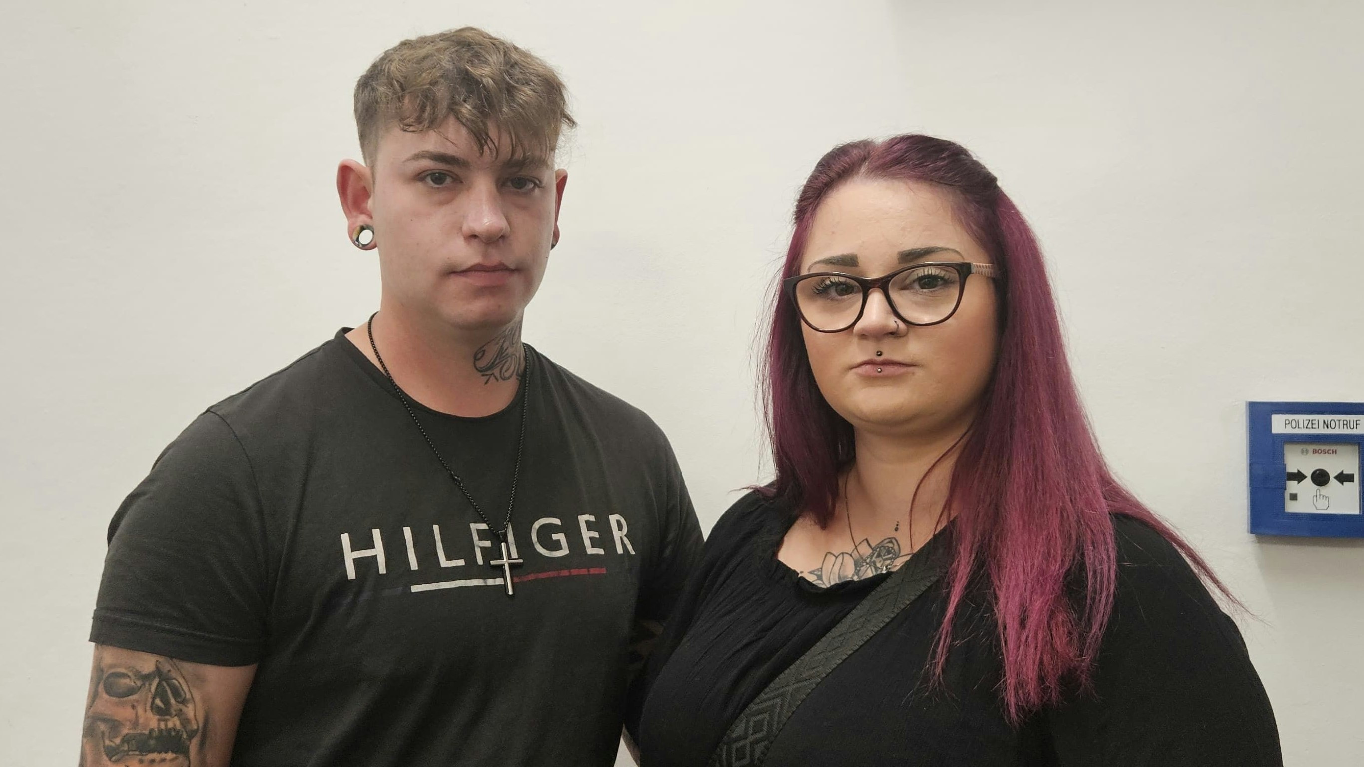 Kimberly P. (26) und Mann Michael hofften auf Gerechtigkeit.