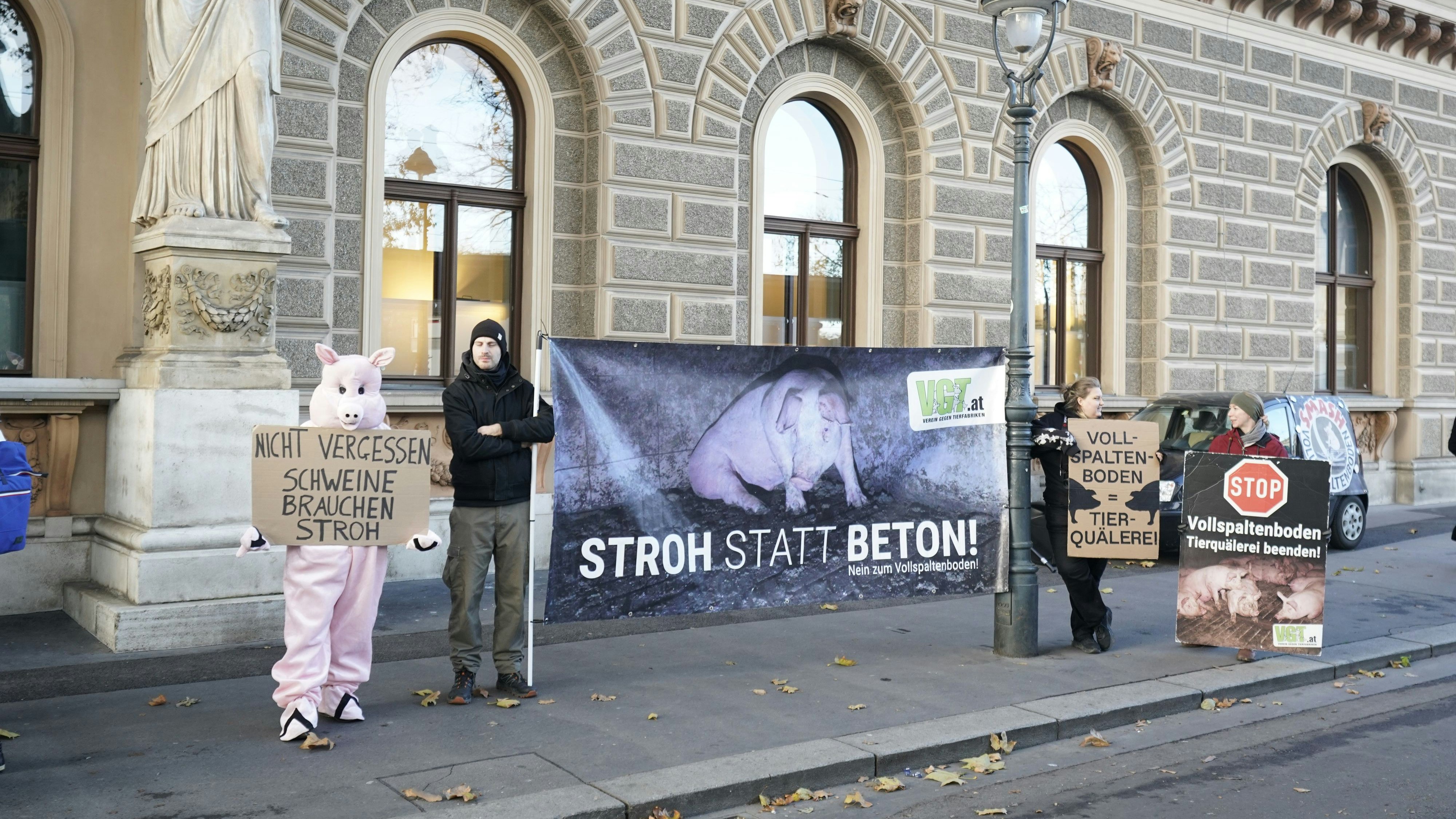 Vor Aufnahme hatten die Regierungsverhandler Schwein