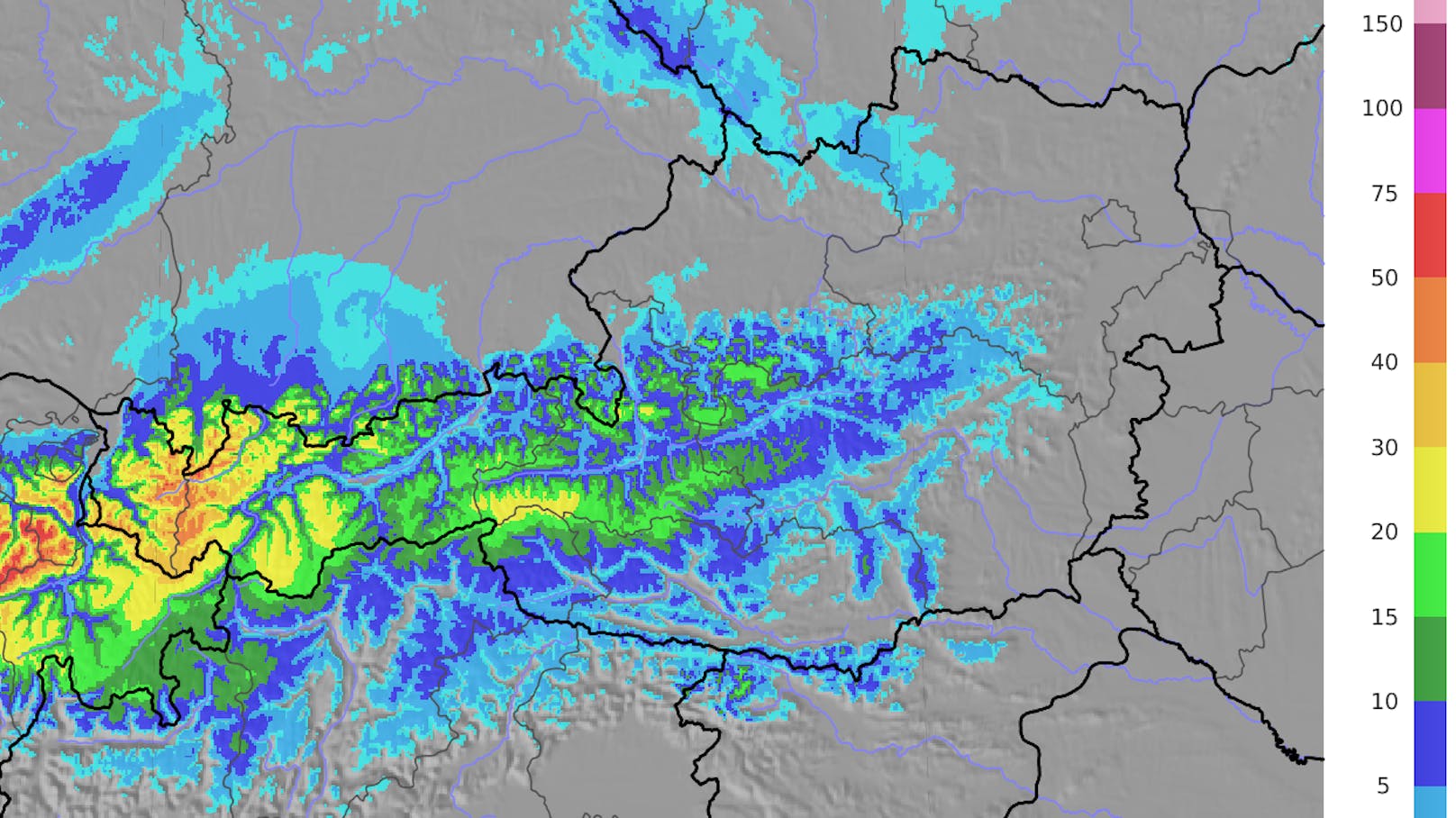 Neuschneeprognose für Mittwochfrüh.