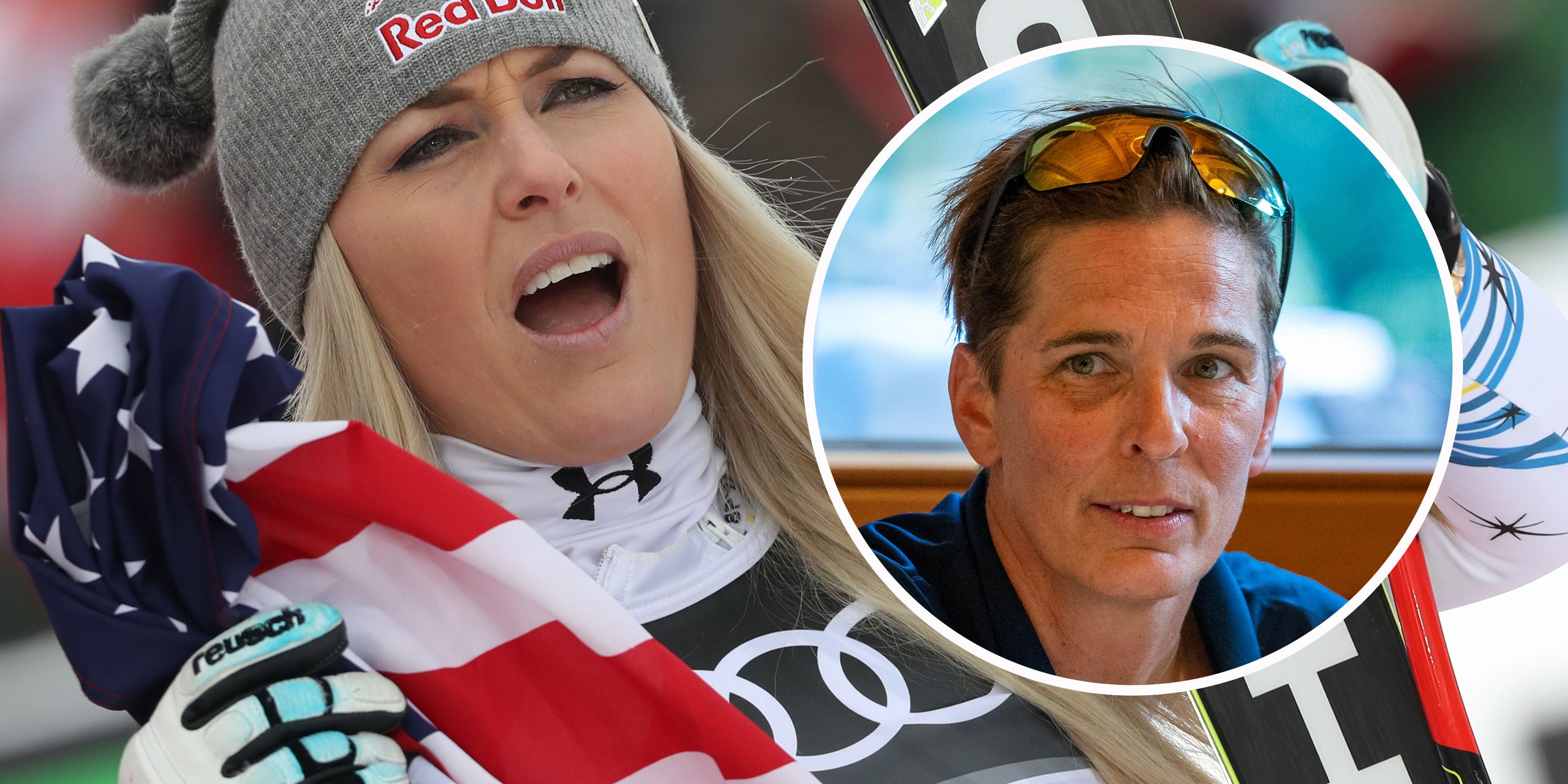 Michaela Dorfmeister (r.) übt schwere Kritik an Lindsey Vonn.