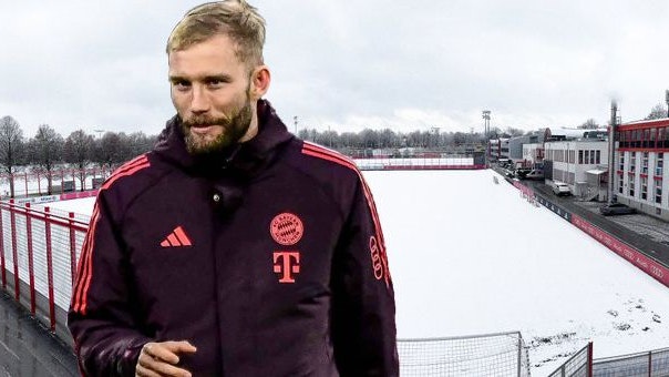 Winter-Einbruch bei Konrad Laimer und den Bayern-Stars.