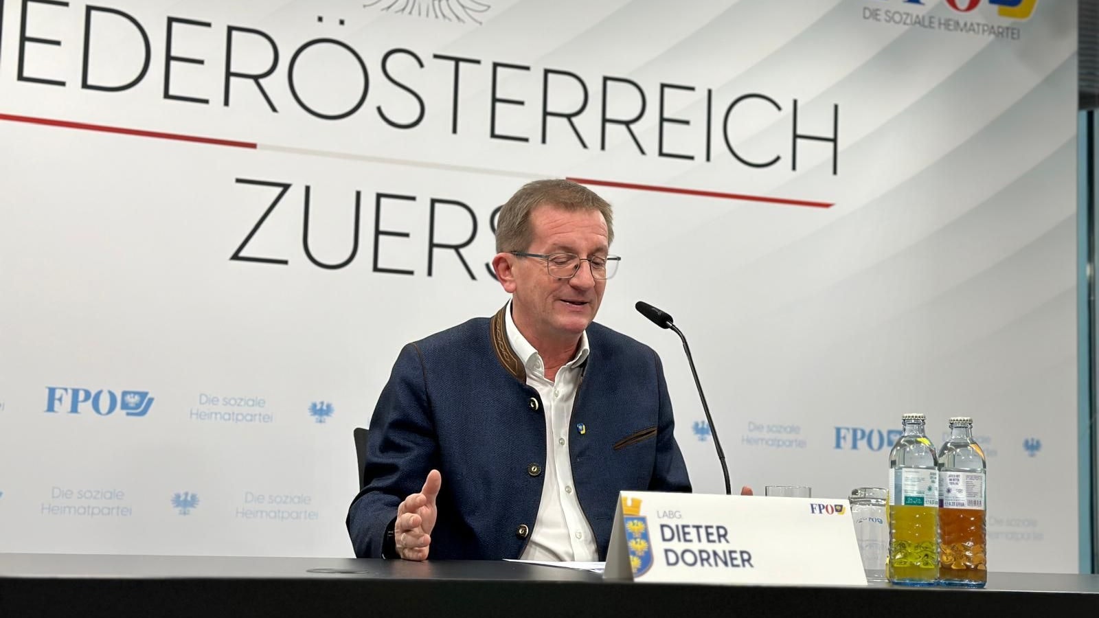Dieter Dorner (FPÖ) schlägt Alarm