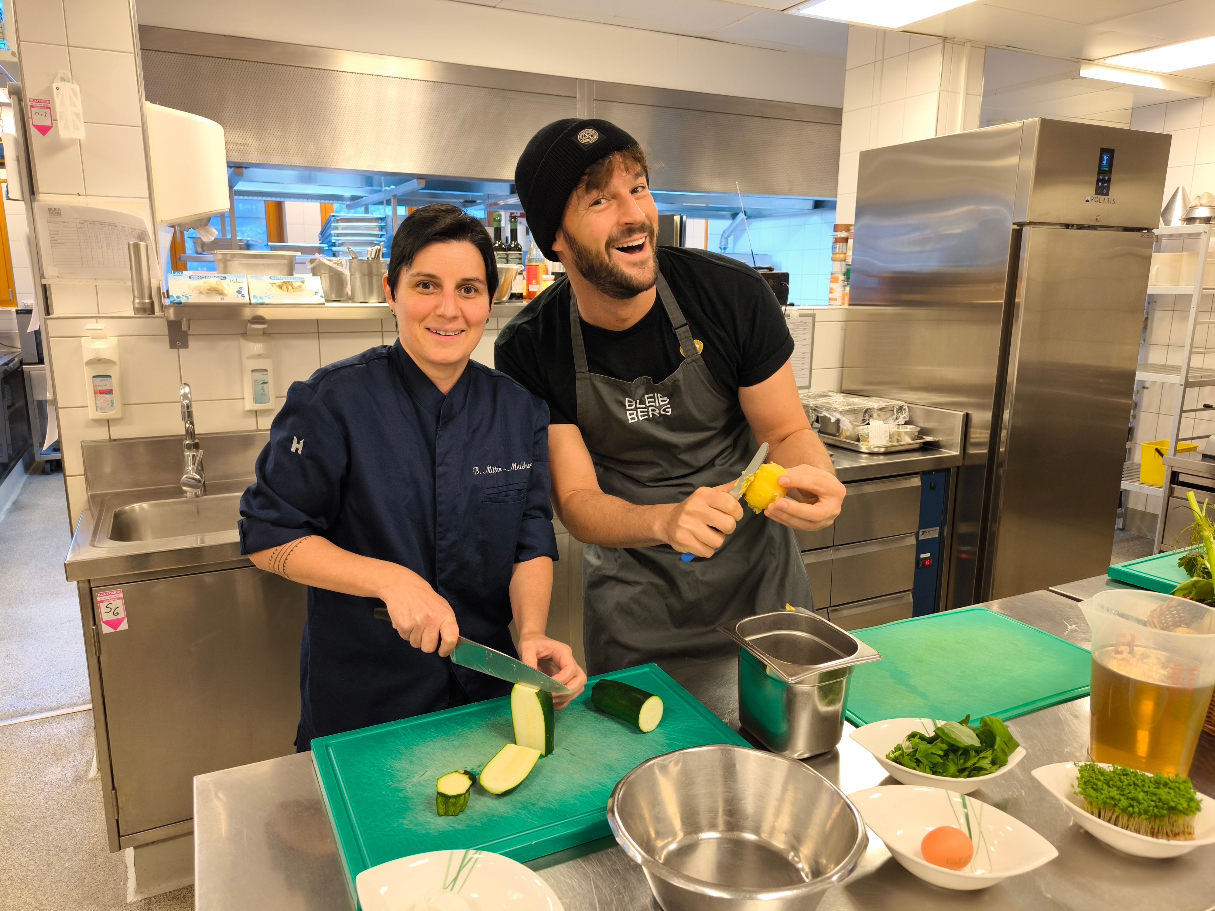 Paul Pizzera in der Küche des 