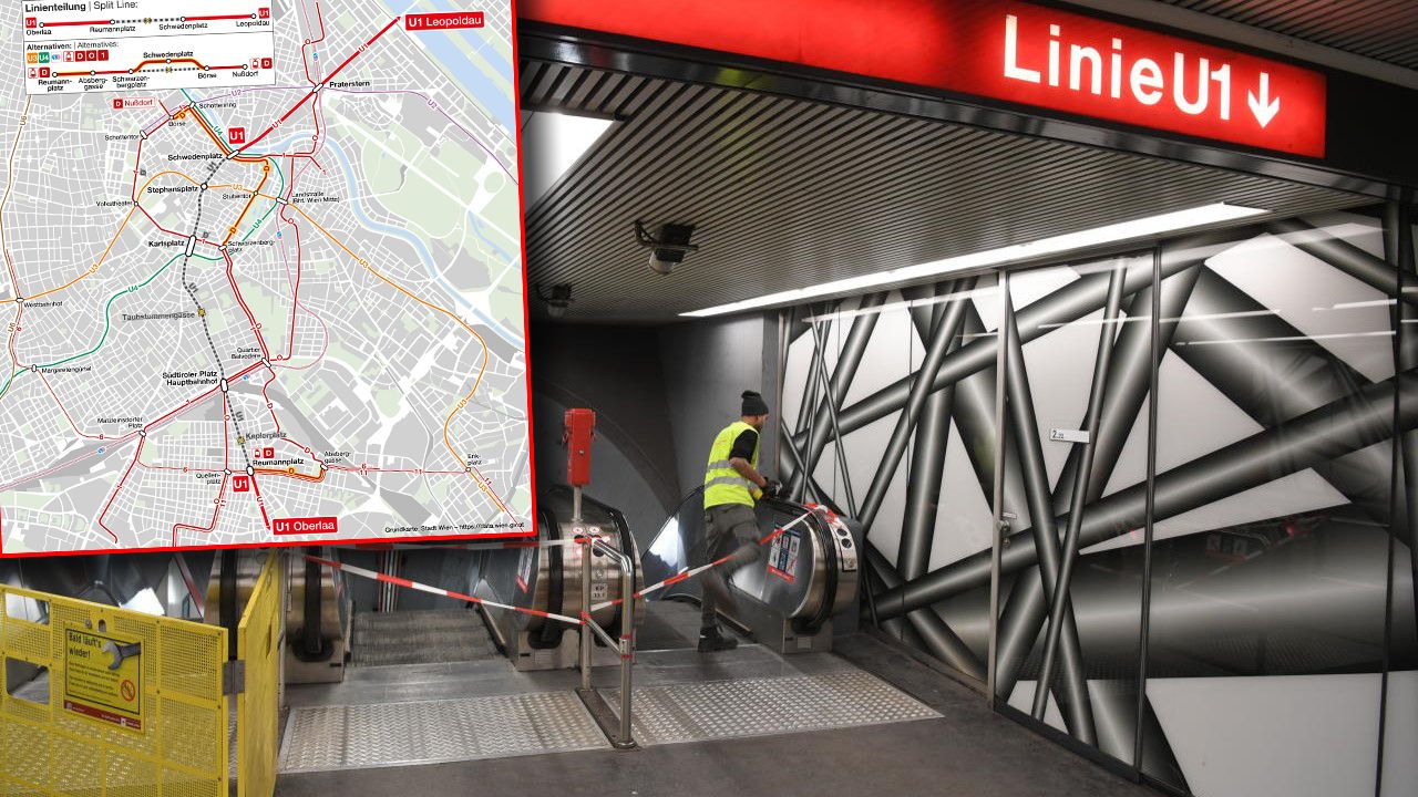 So geht es für U1-Nutzer in Wien ab Donnerstag voran.