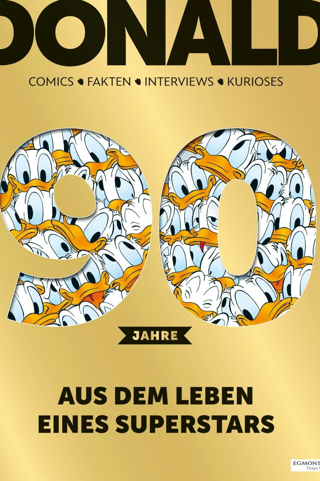 Das Jubiläums-Magazin mit Hintergrund-Storys aus 90 Jahren Donald, 98 Seiten, 8,90 Euro