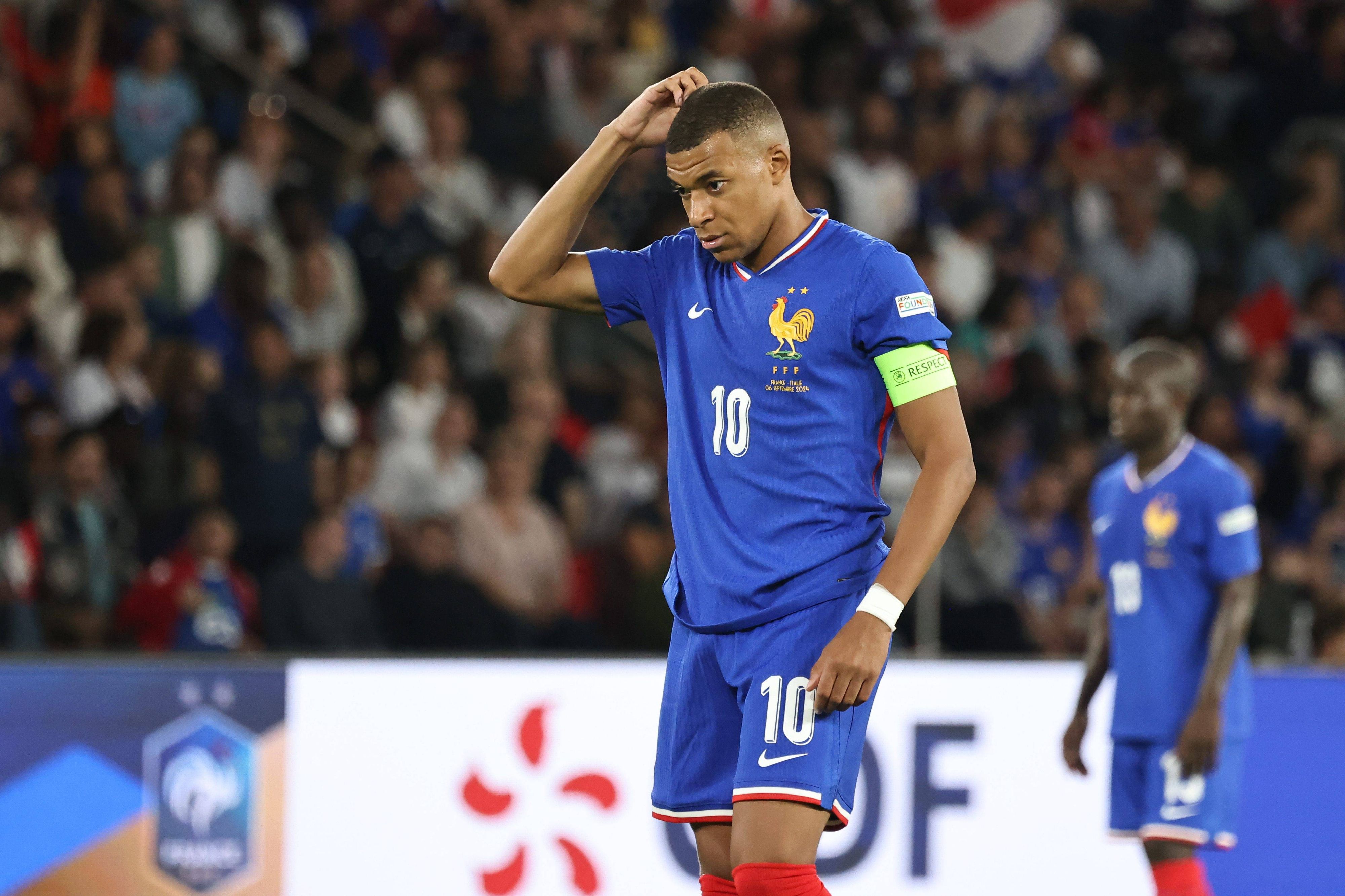 Frankreichs Fußball-Star Kylian Mbappe. 