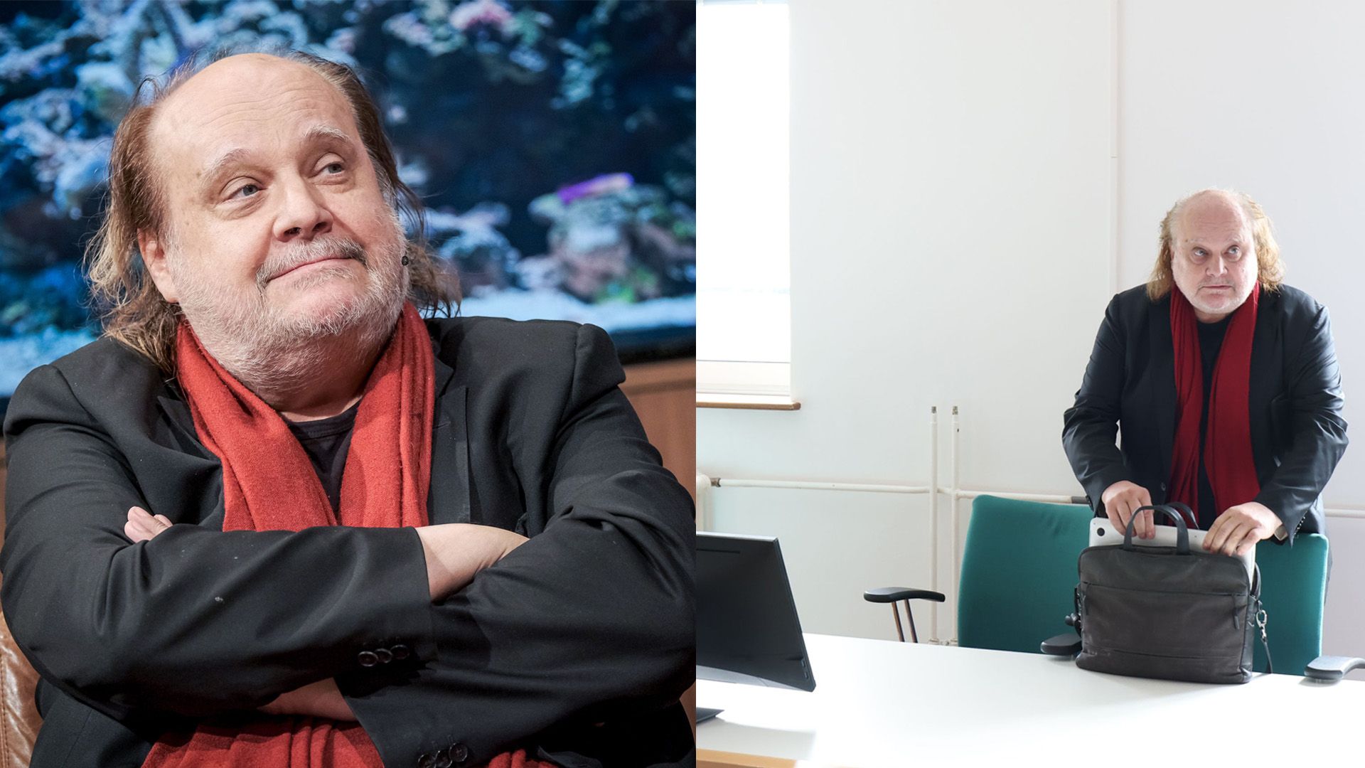 Links hatte Paulus Manker noch gut lachen, als angesehener Gast bei 