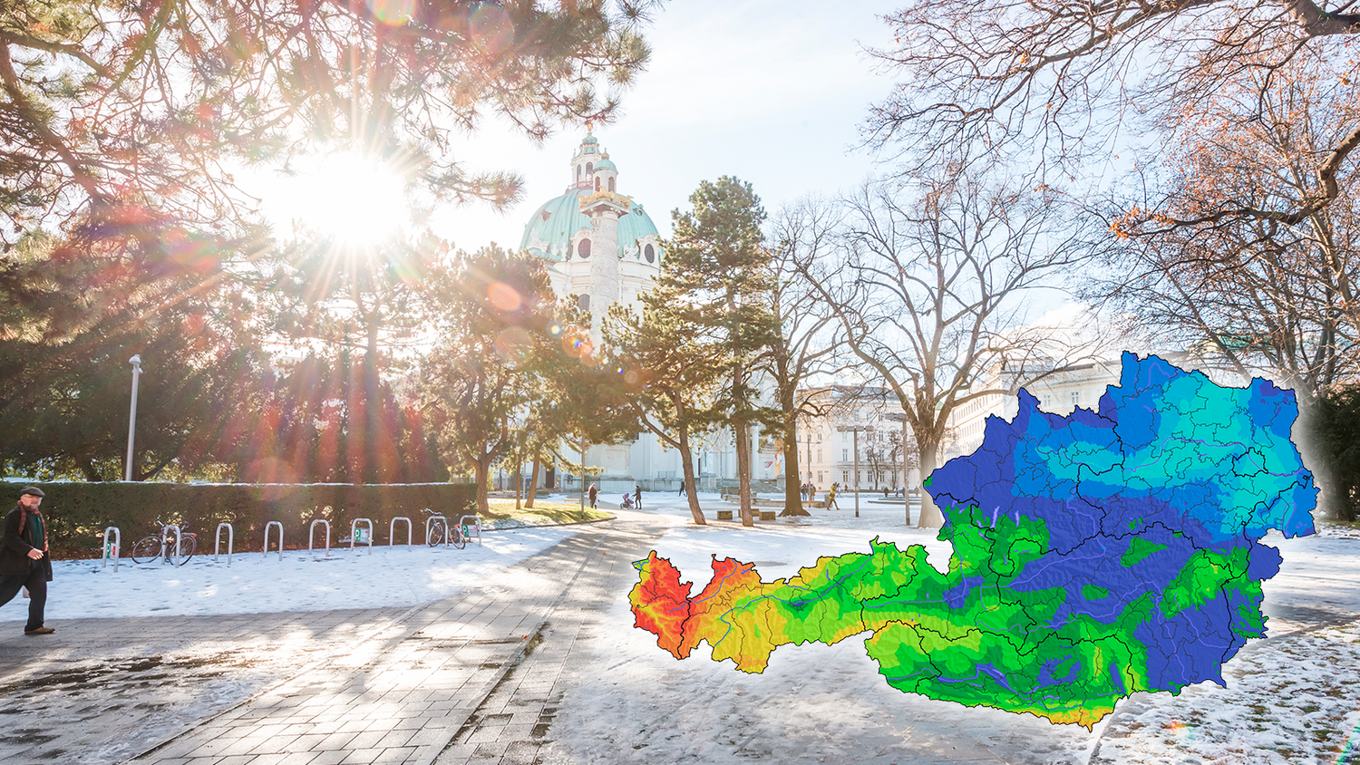 Heute.at - Die genaue Schneehöhe – so weiß wird Österreich