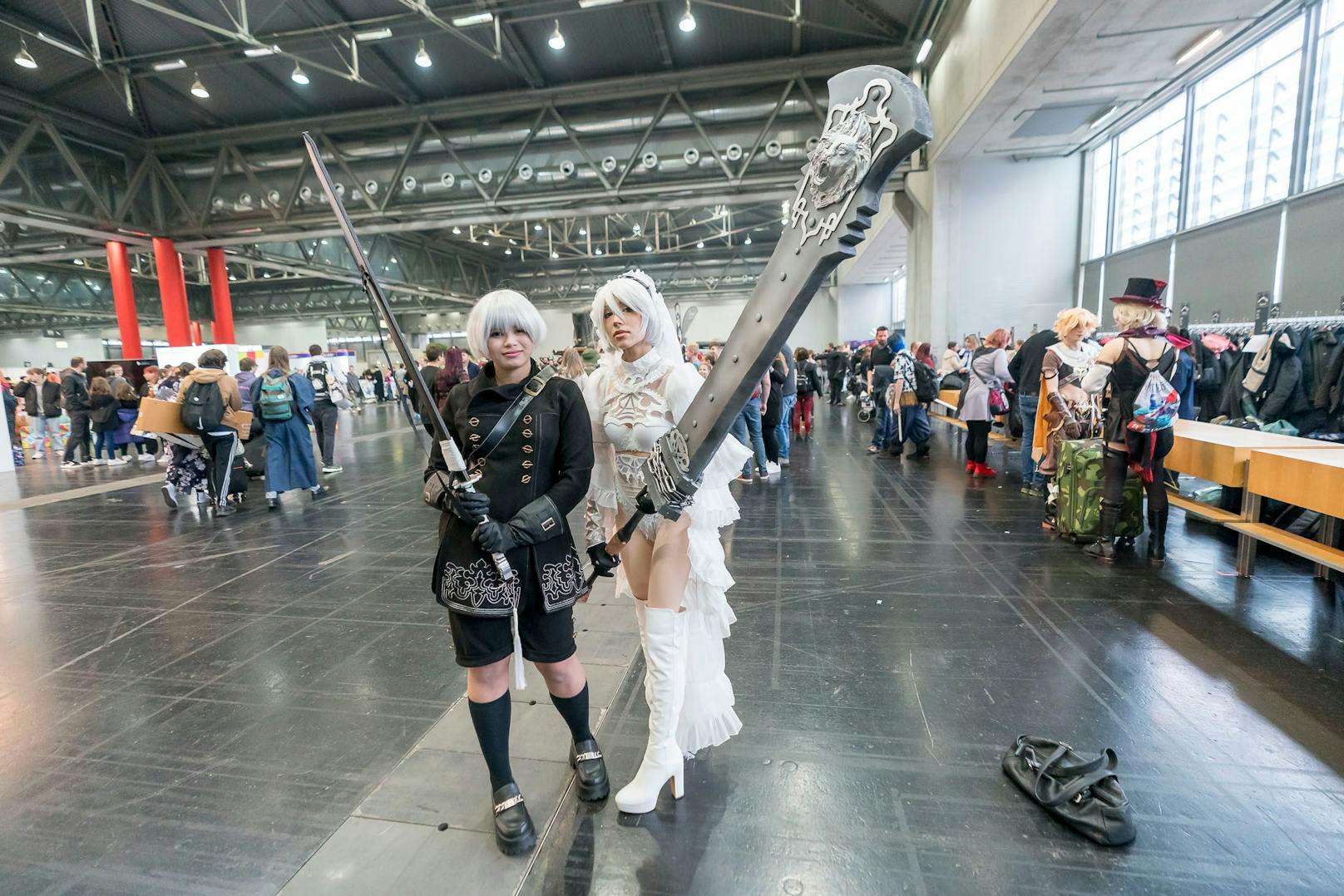 Bei der Vienna Comic Con zeigen die Cosplayer ihre Kostüme.