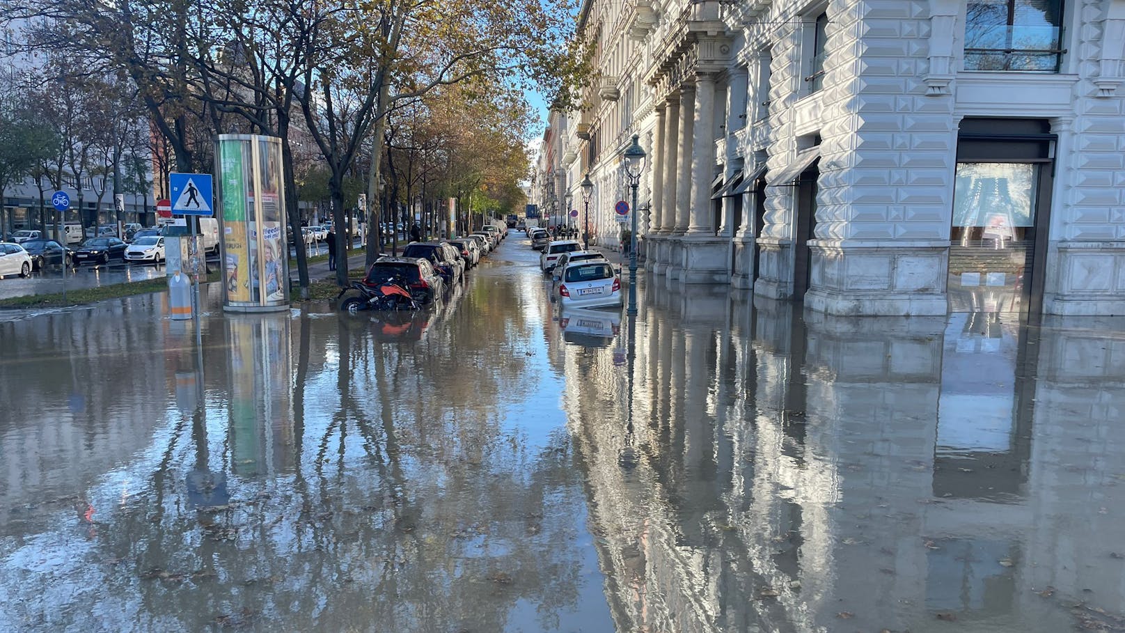 Land unter in der Wiener City