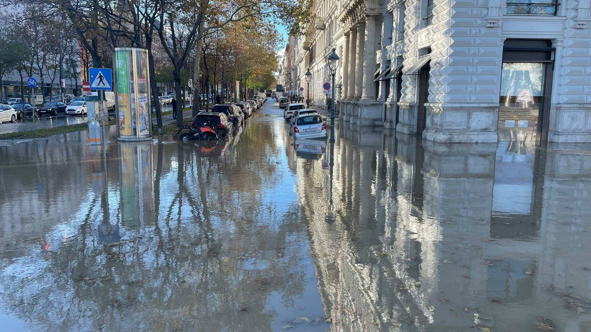 Land unter in der Wiener City