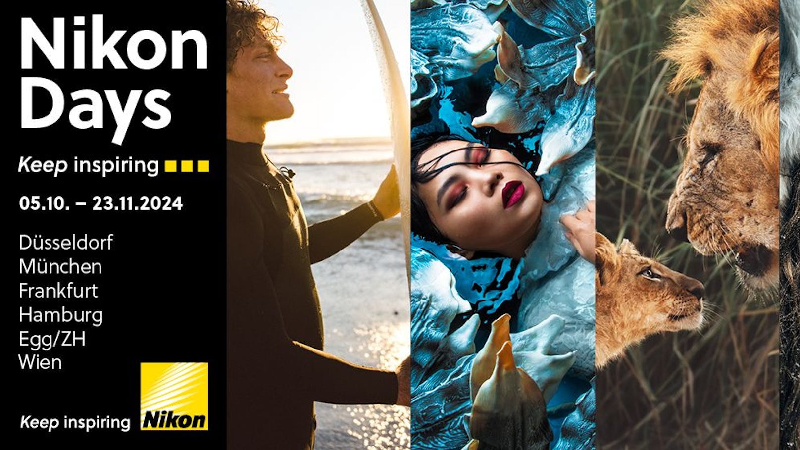 Die Nikon Days 2024 kommen nach Wien – Mit Profis die Fotografie und Videografie entdecken.