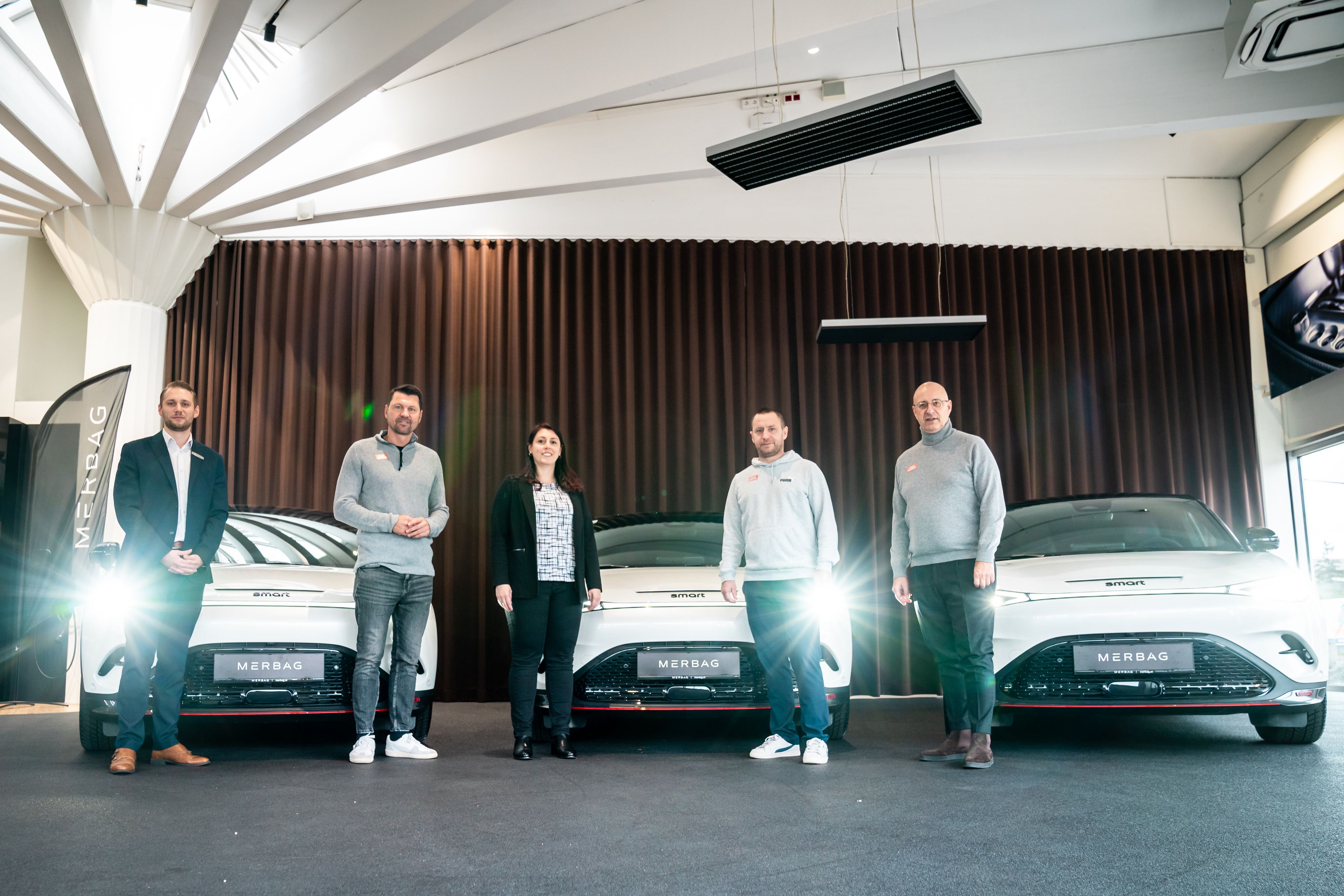 Rapid bekommt eine Flotte smart E-Autos