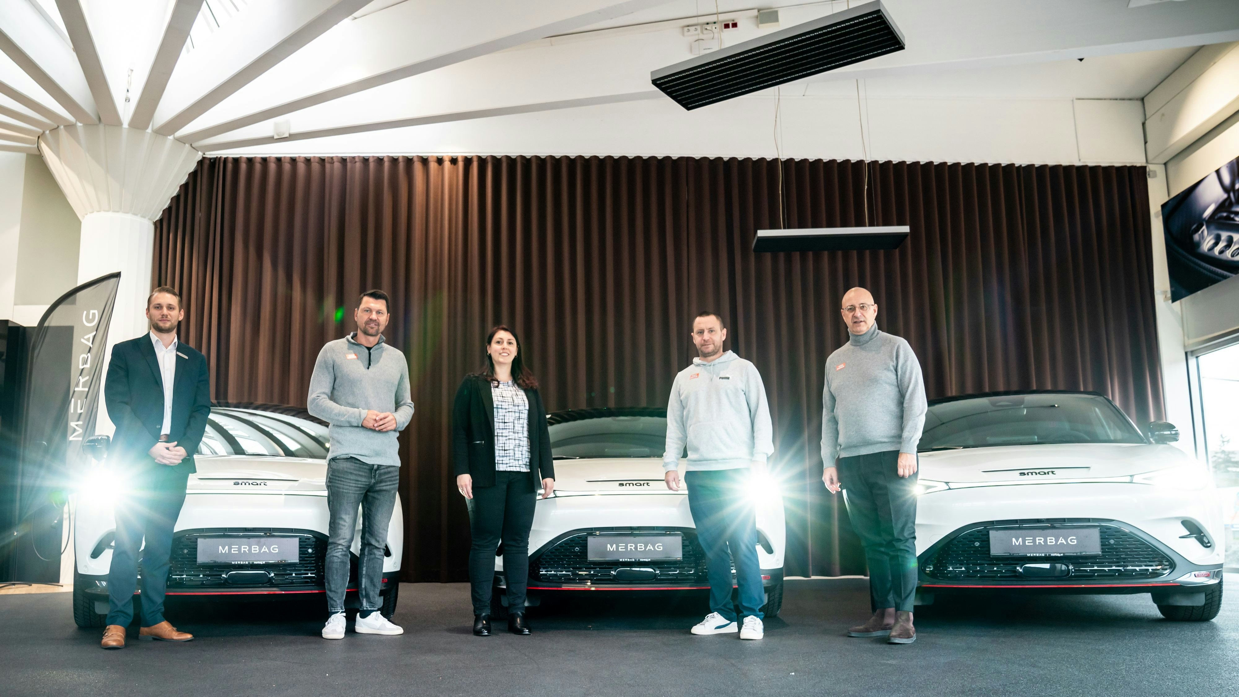 Rapid bekommt eine Flotte smart E-Autos