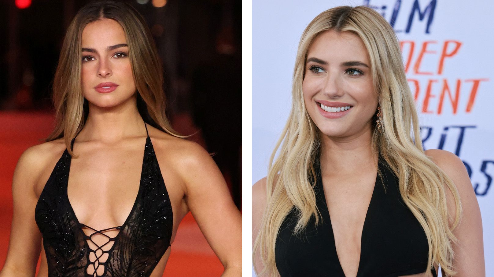 Addison Rae (links) und Emma Roberts sind im Gespräch für die Rolle als Britney Spears.