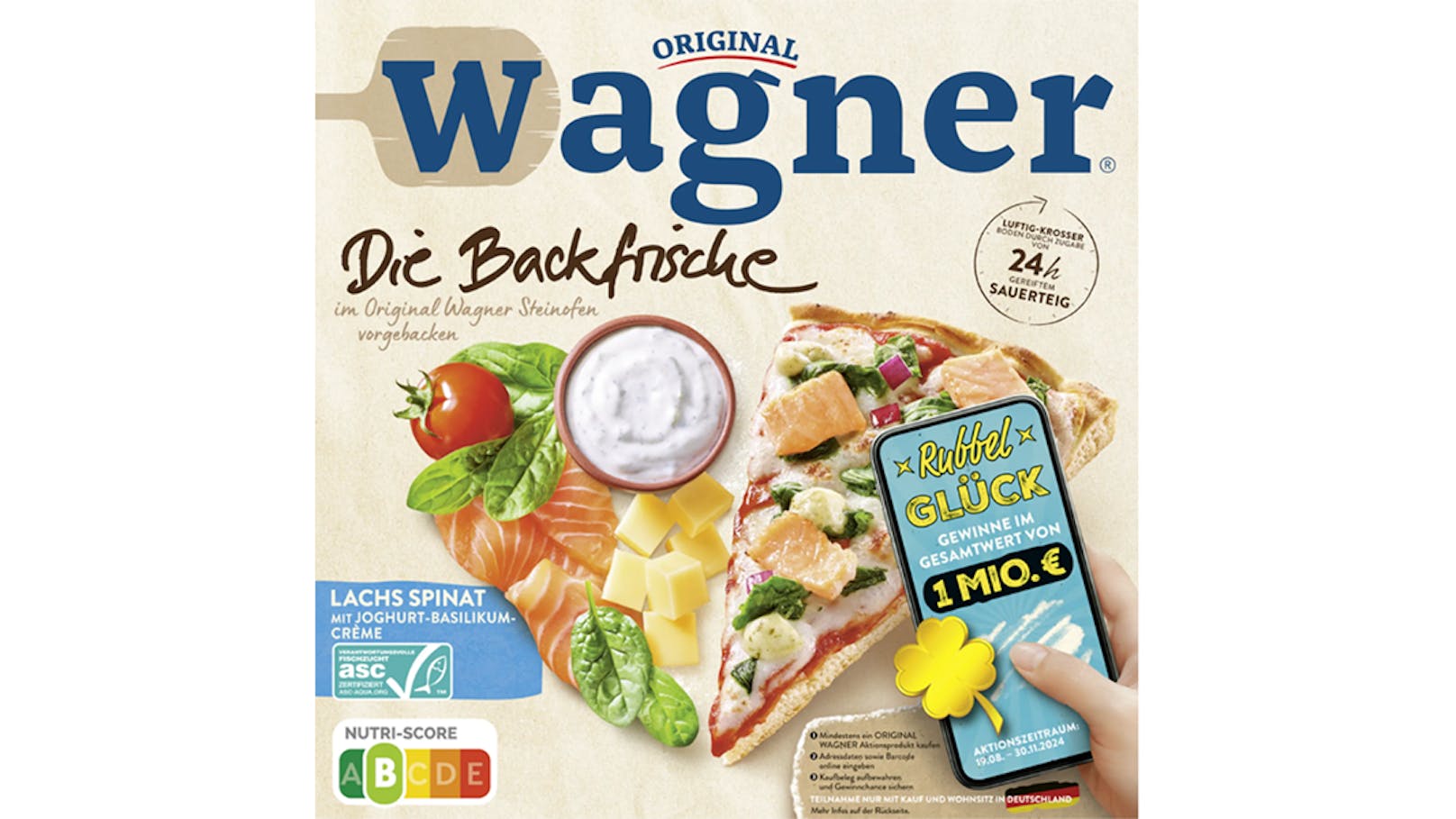 Zwei Chargen dieser hier abgebildeten Pizza ruft Wagner Pizza zurück.