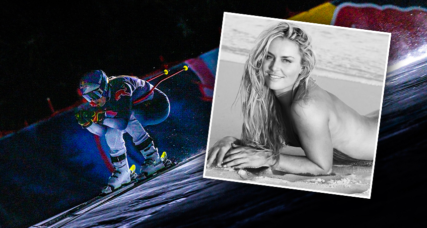 Lindsey Vonn zeigt ihre Kurven