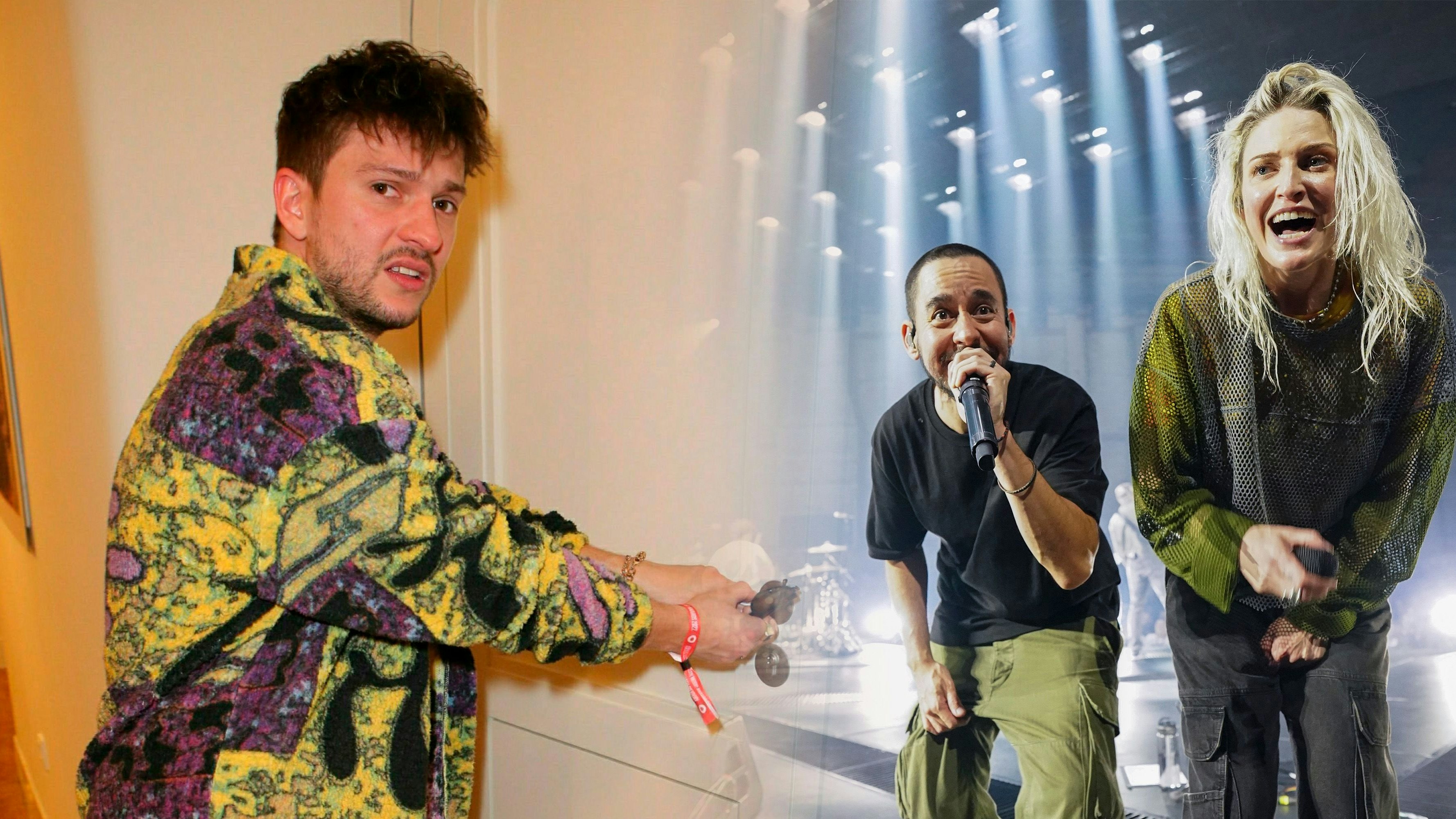 Rian im Kampf gegen Linkin Park.