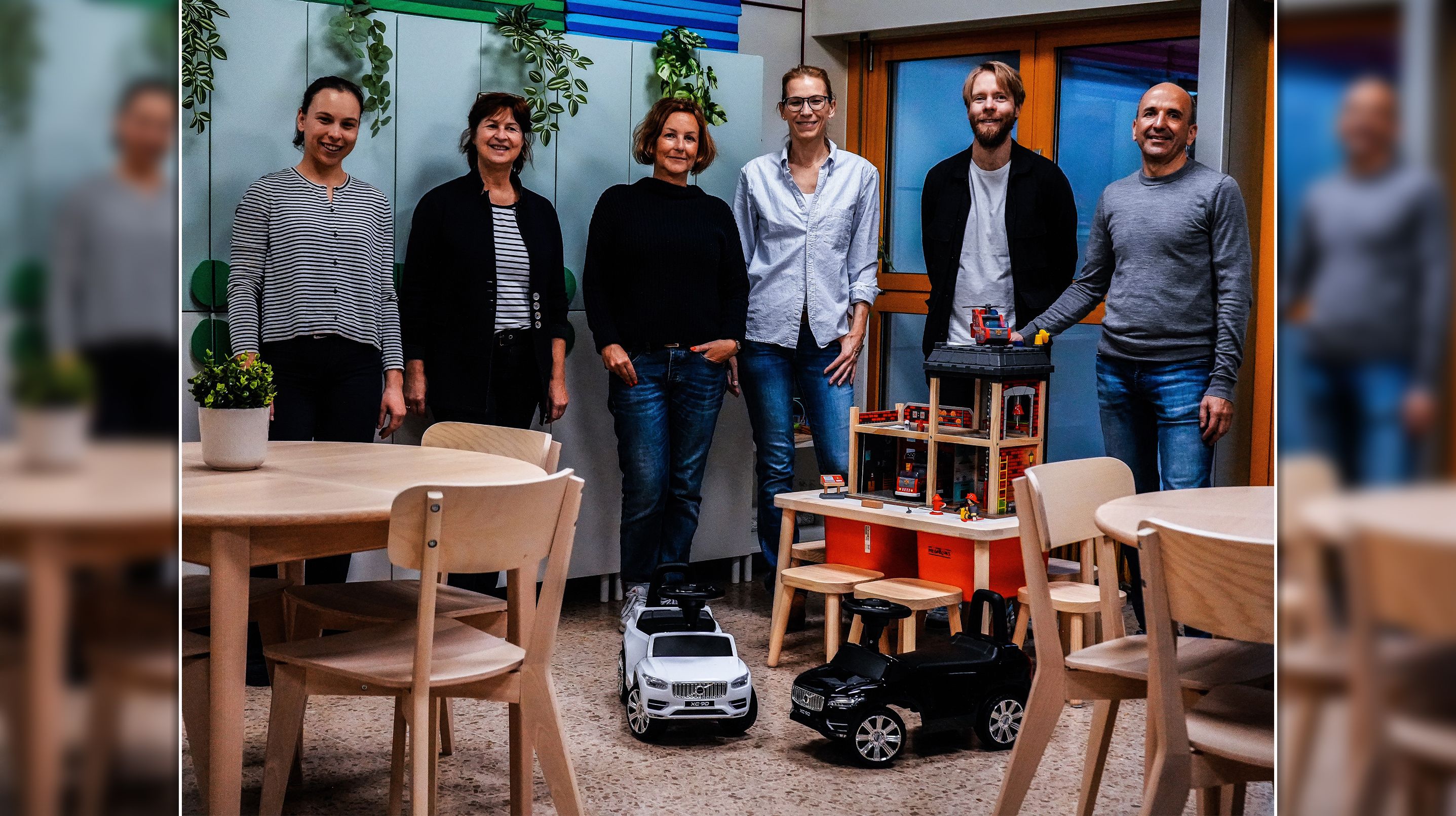 Ein Wartezimmer im St. Anna Kinderspital erstrahlt in neuem Glanz.