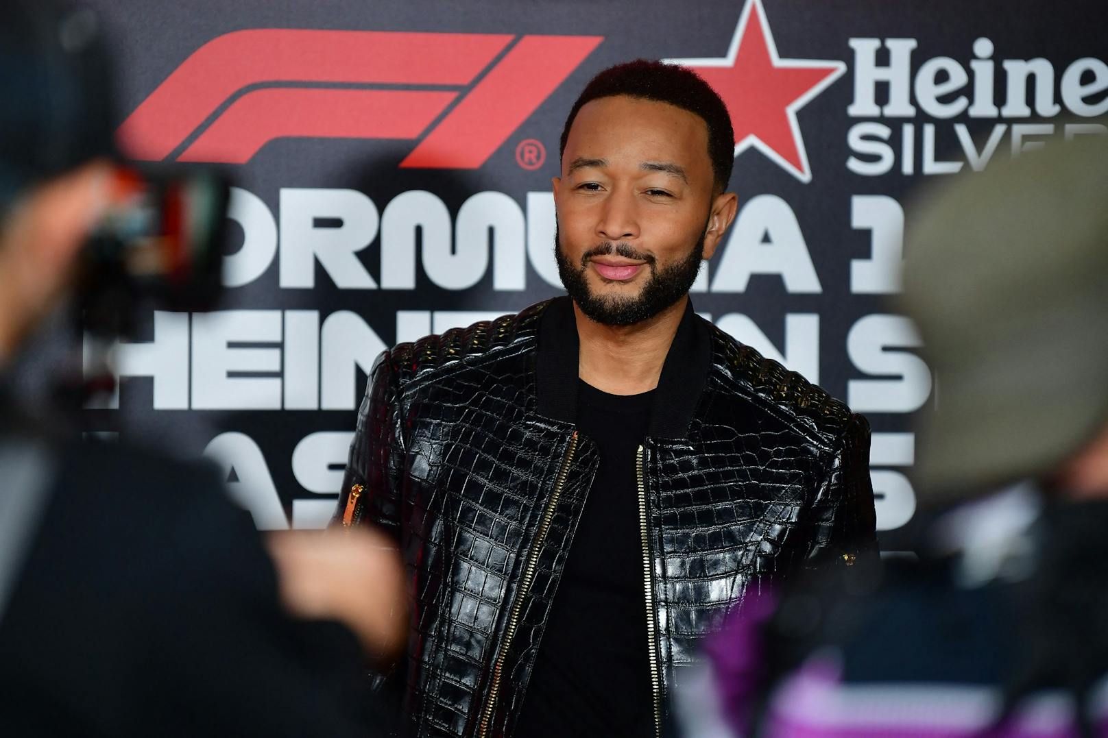 Auch Sänger John Legend schaute "F1 Grand Prix of Las Vegas" vorbei.