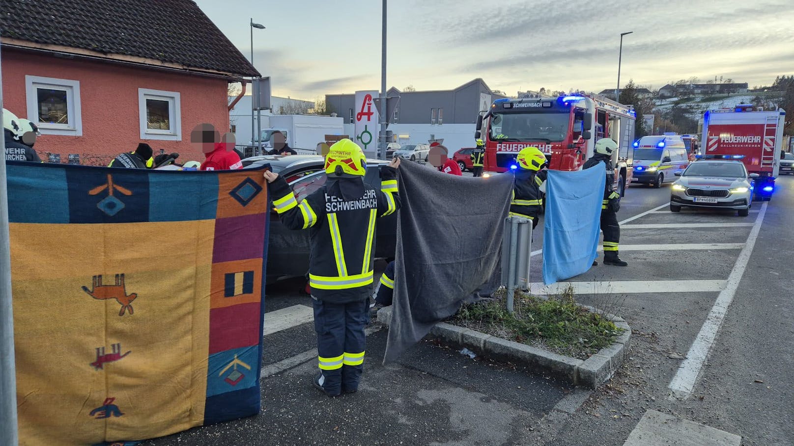 Zig Einsatzkräfte waren vor Ort in Gallneukirchen.