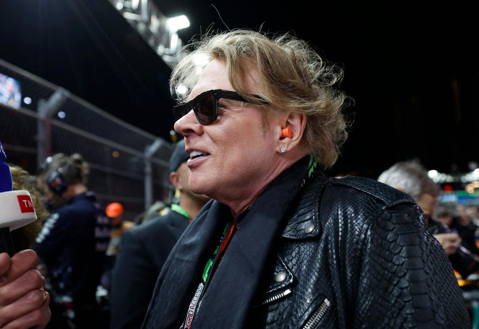 Auch Vor Ort beim "F1 Grand Prix of Las Vegas": Rocker Axl Rose.