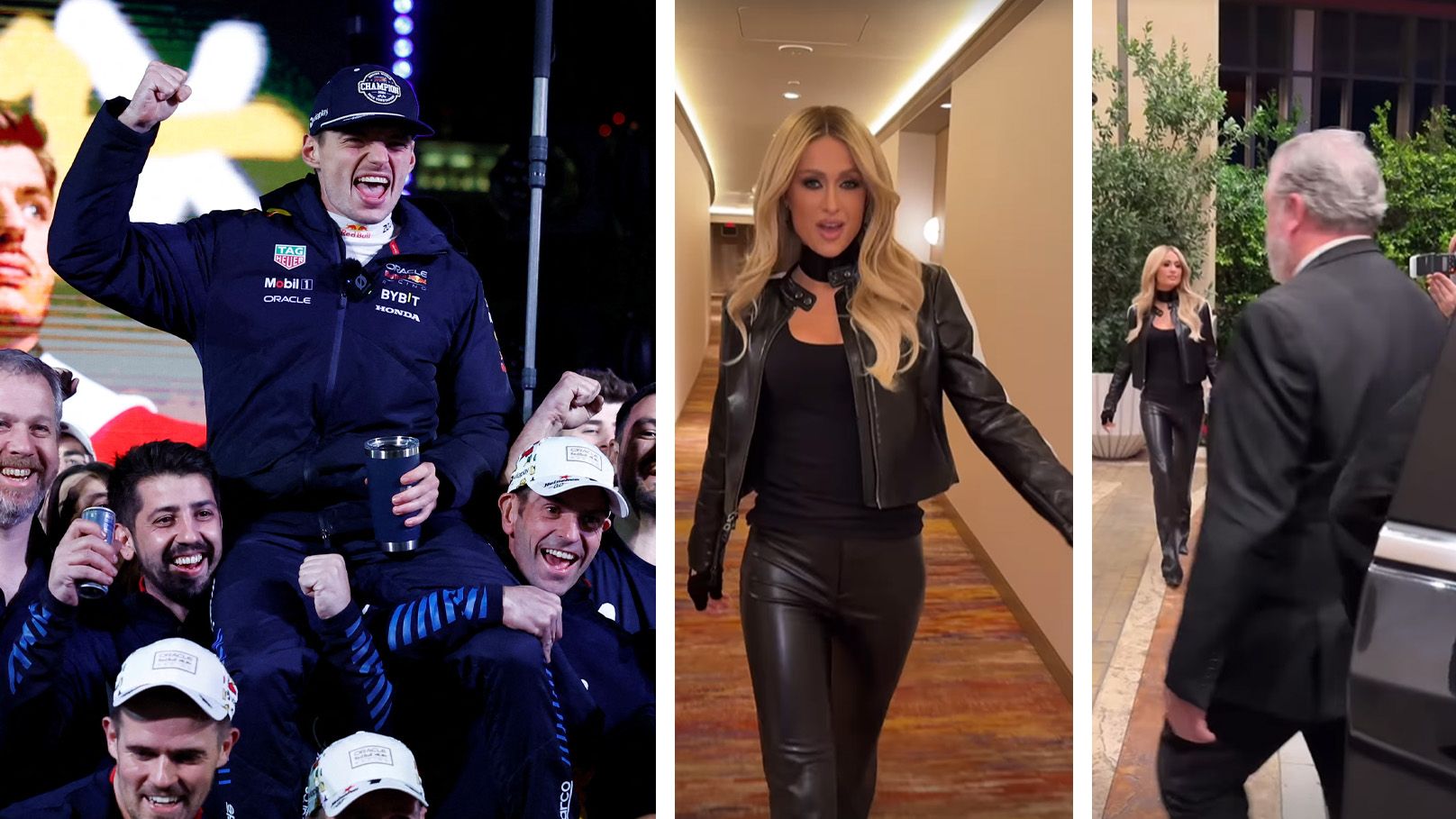 Paris Hilton und andere Promis schauten in Las Vegas beim F1-Event vorbei.