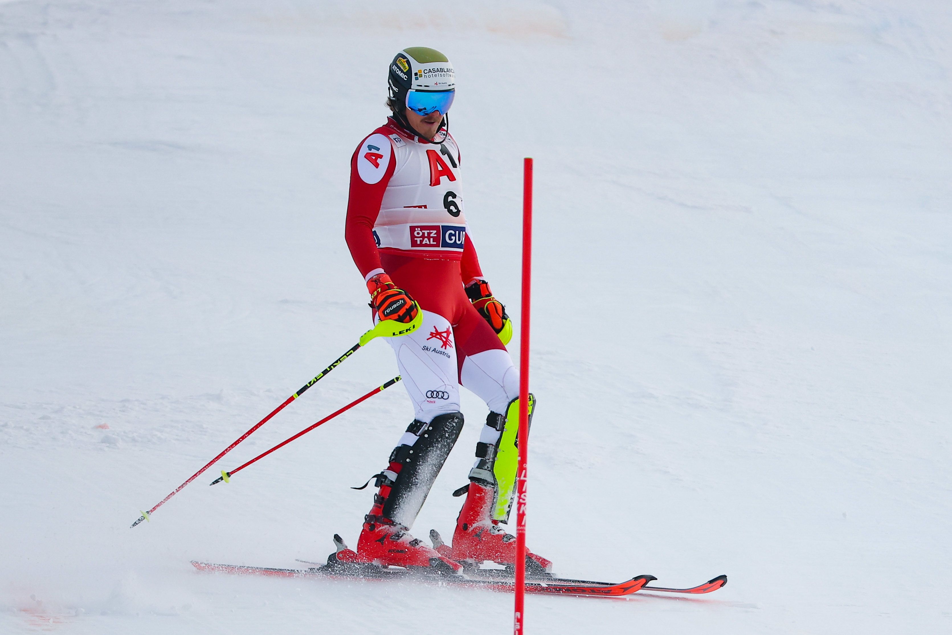 Manuel Feller fädelte kurz nach der Zwischenzeit ein.