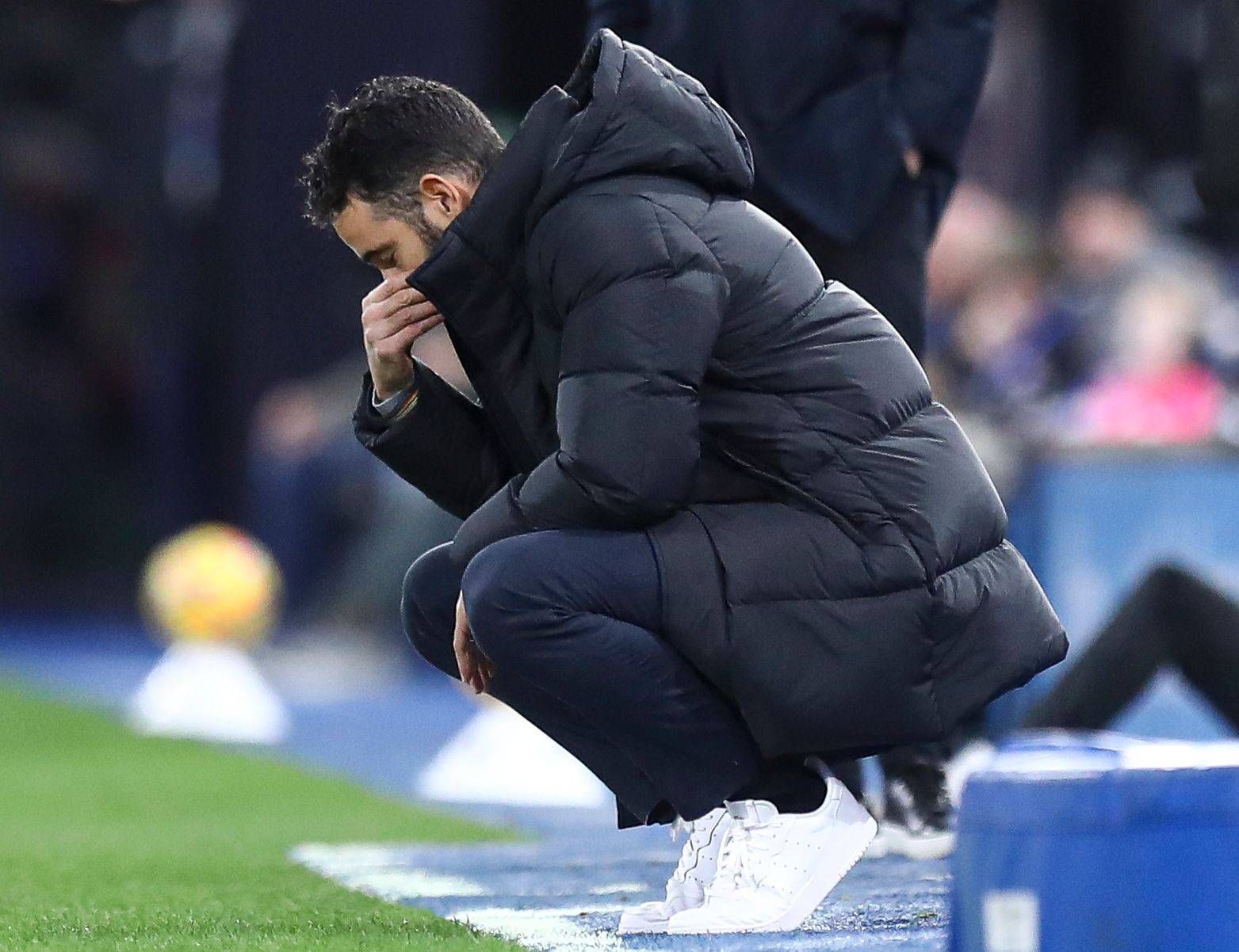 Ruben Amorim ärgert sich bei den 