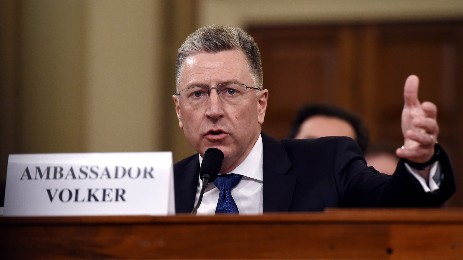 Der frühere US-Sondergesandte in der Ukraine Kurt Volker während einer Anhörung in Washington im November 2019.