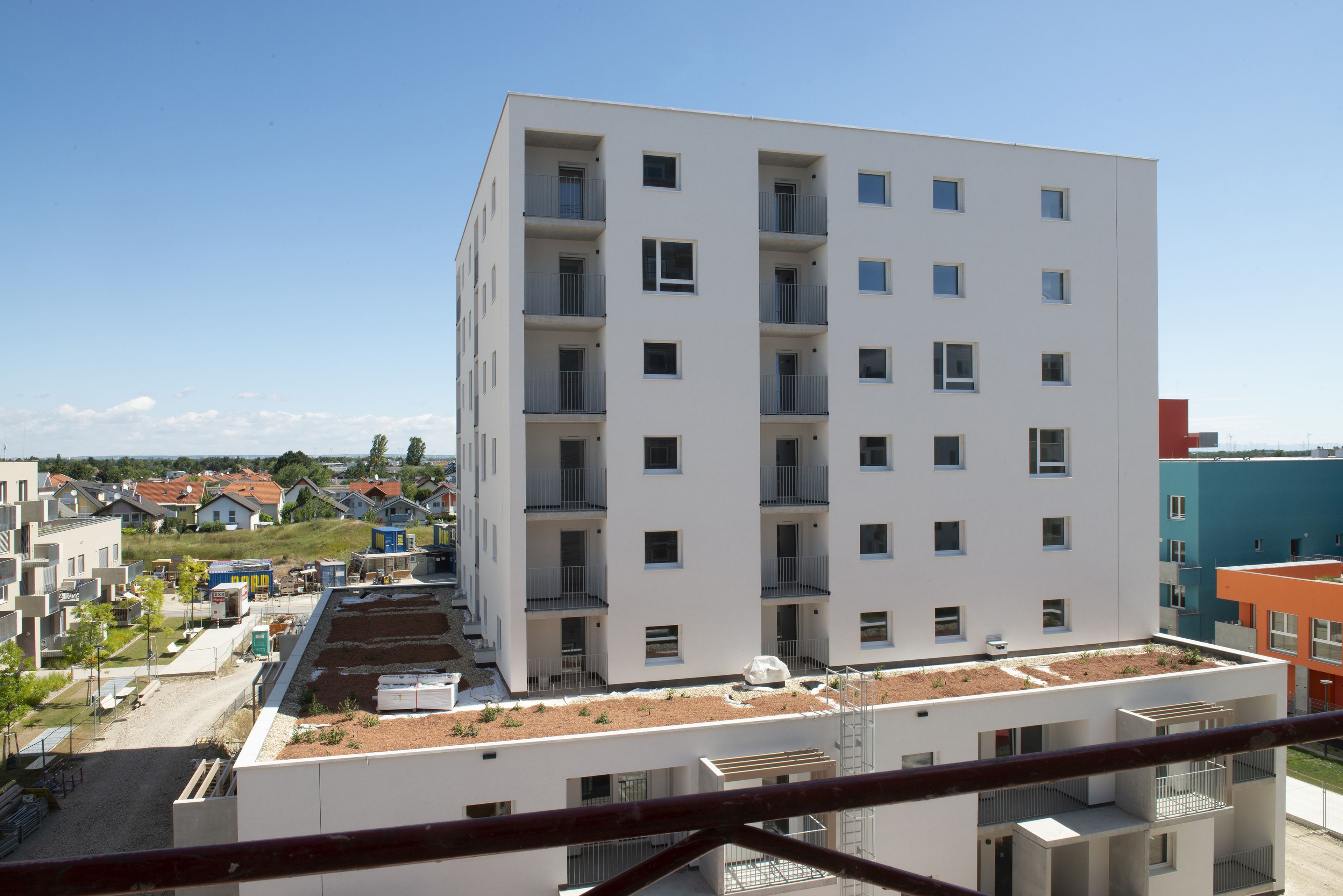 In diesem Wohnkomplex hätte Frau M. eine Wohnung bekommen.